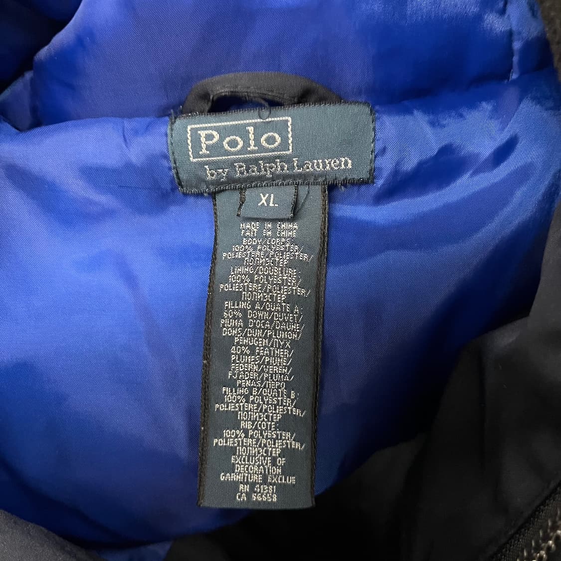 [정품/XL] 폴로 랄프로렌 빅포니 패딩 네이비 b14 상품이미지7