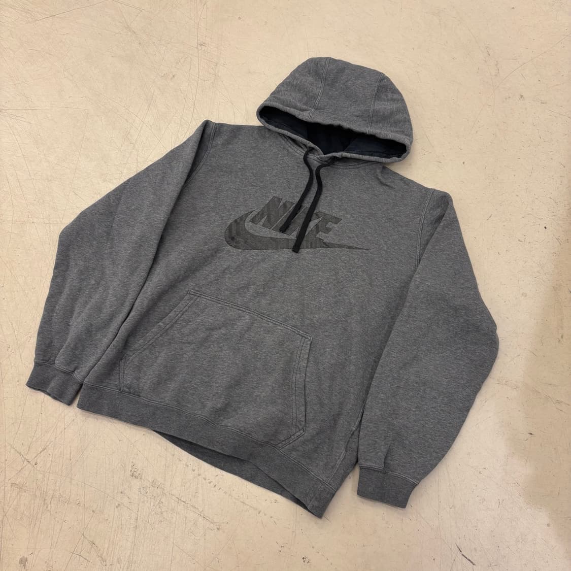 나이키 그레이 빅로고 후드티 상품이미지1