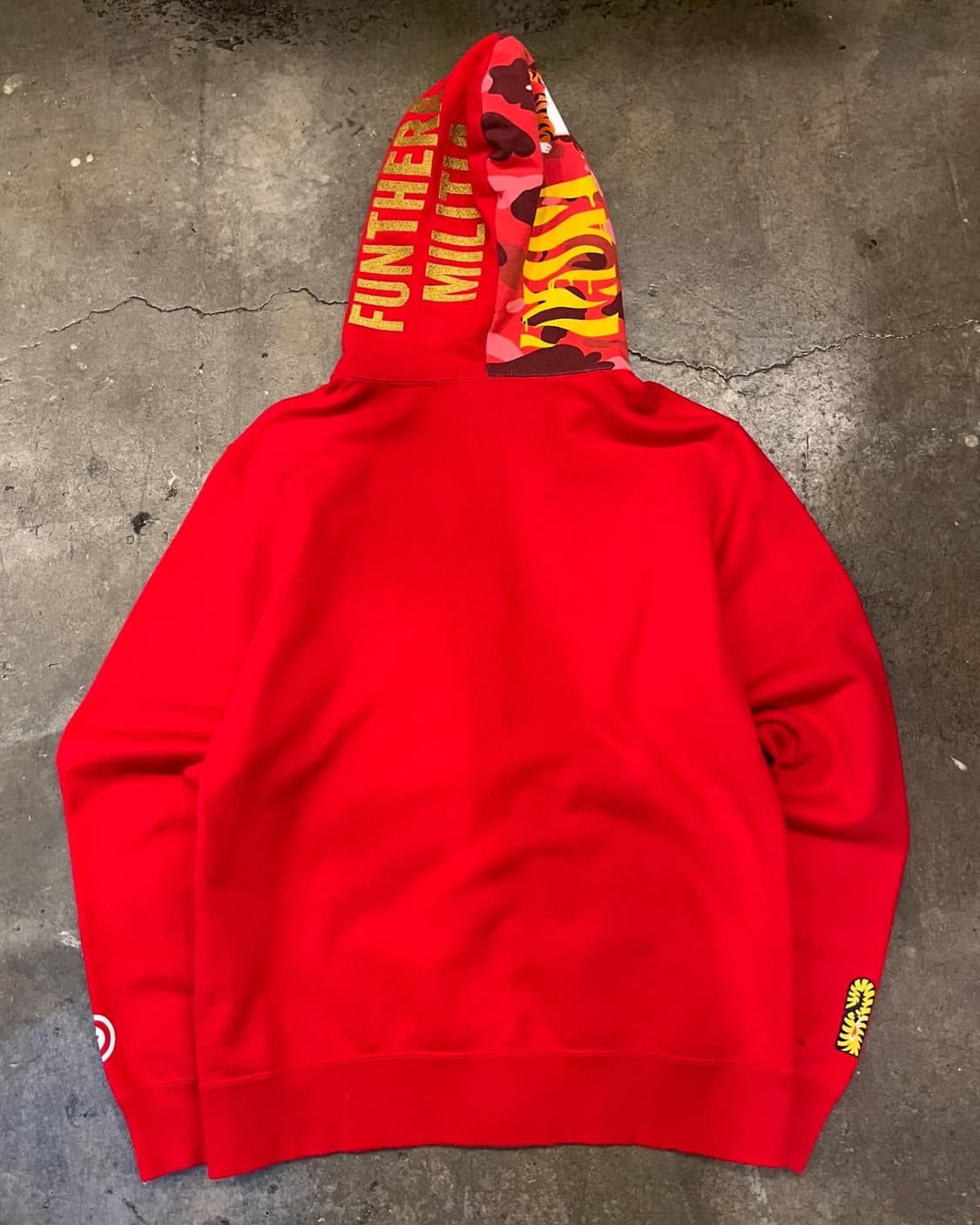 Bape Tiger Shark Two-way Hood Zip-Up 상품이미지10