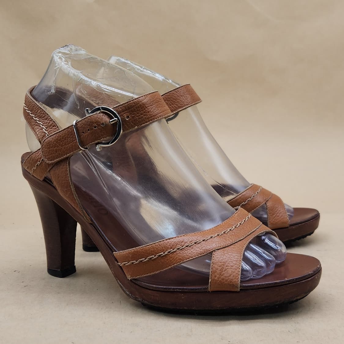 페라가모 여성 웨지힐 샌들 240 굽10 상품이미지1