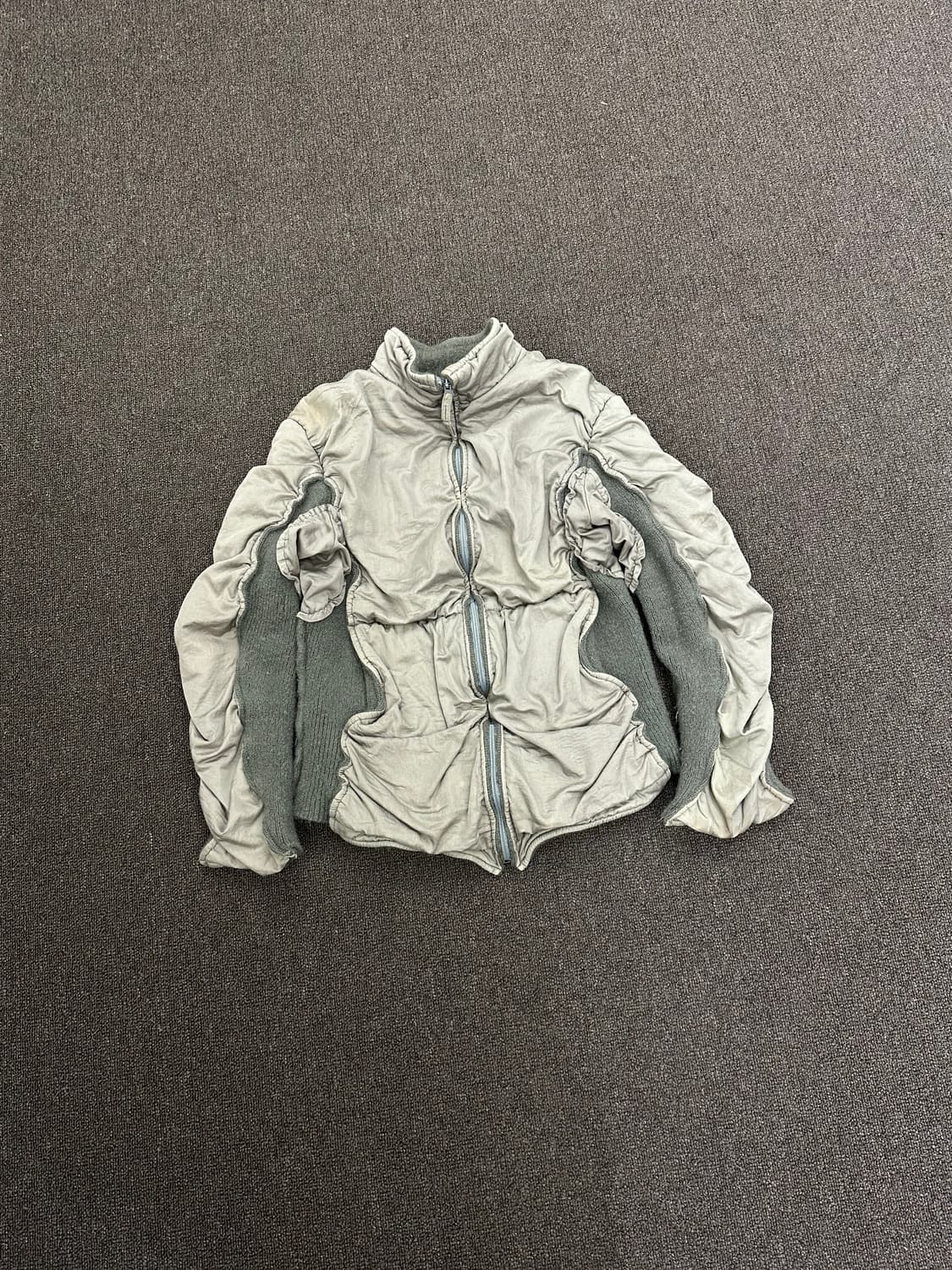 M)Cabane De Zucca 빈티지 여성 셔링 디테일 집업 상품이미지3