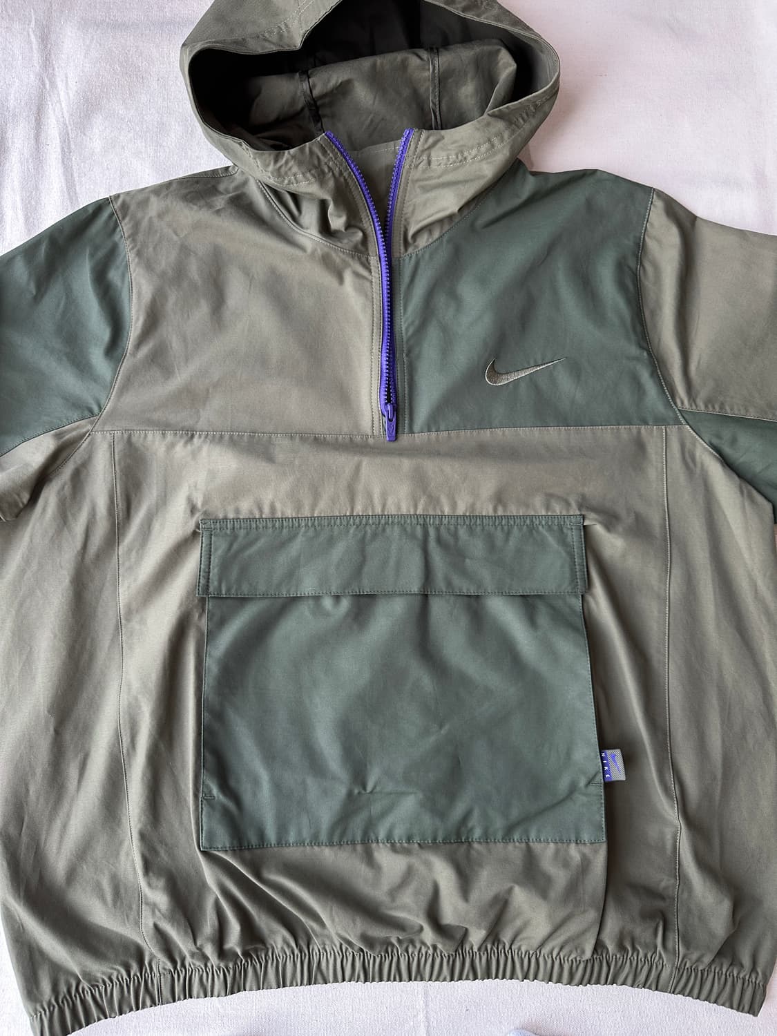 나이키 올리브그린 우븐 아노락 바람막이 2XL 상품이미지4