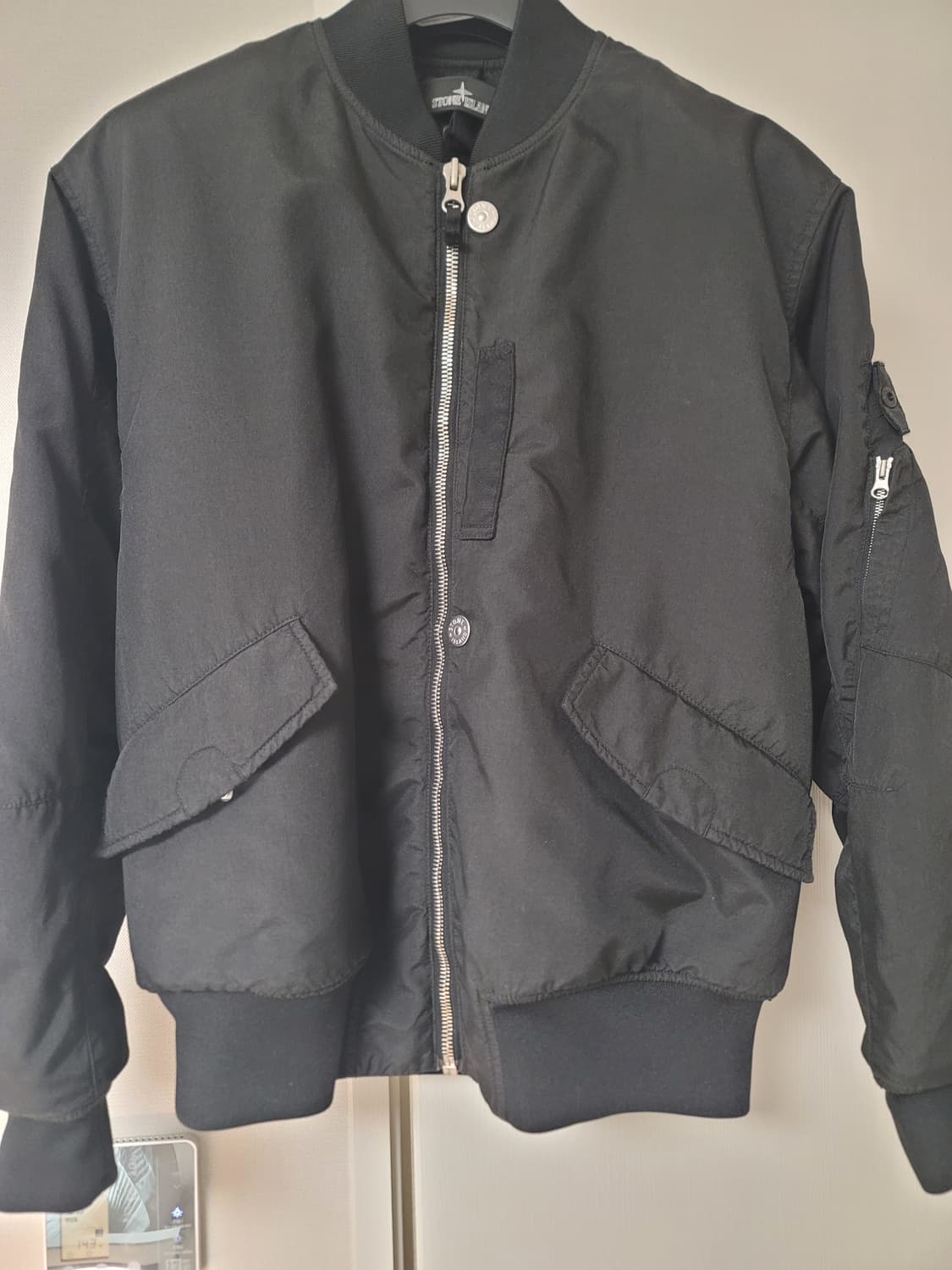 스톤아일랜드 쉐도우  블랙 MA-1 자켓 상품이미지1