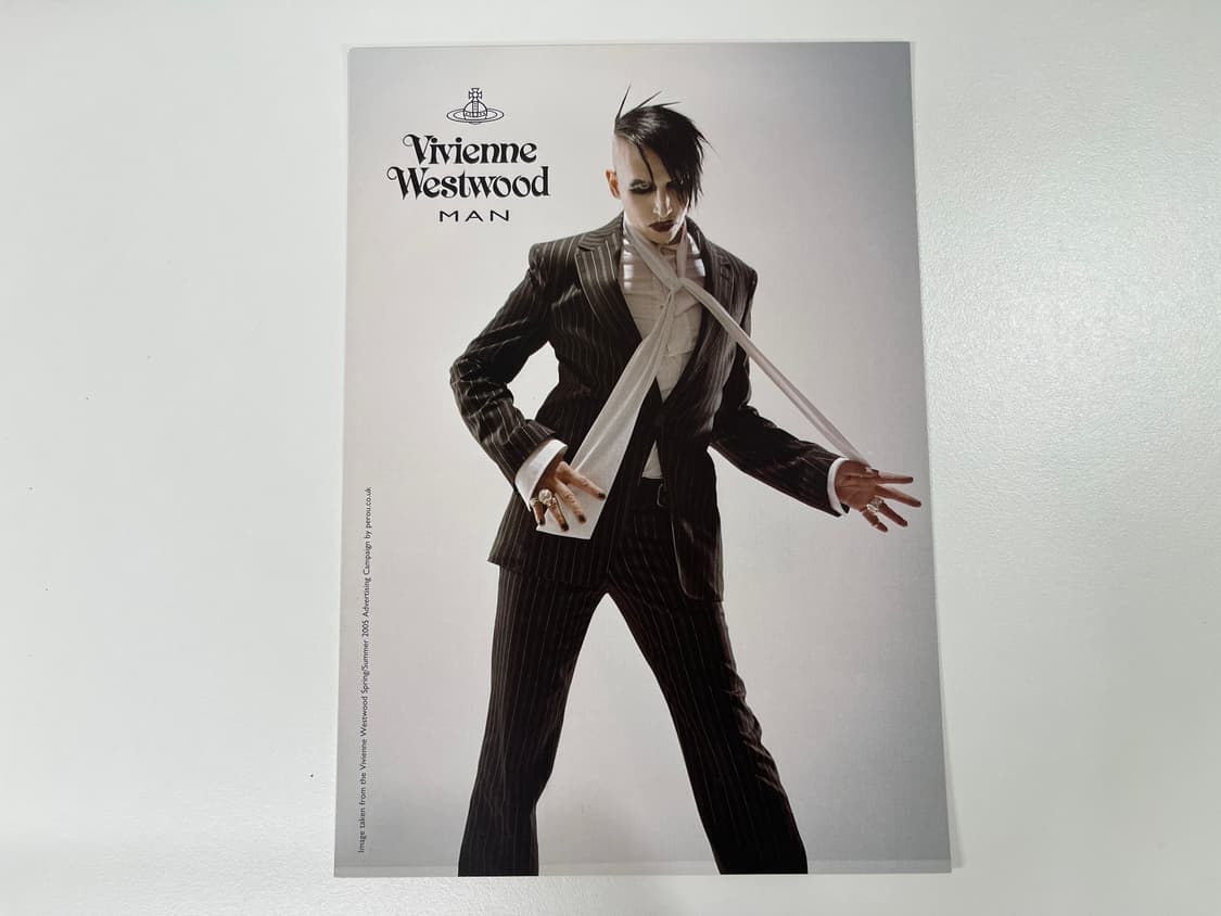 마릴린 맨슨 x 비비안웨스트우드 맨 아트 포토 2005SS 상품이미지3