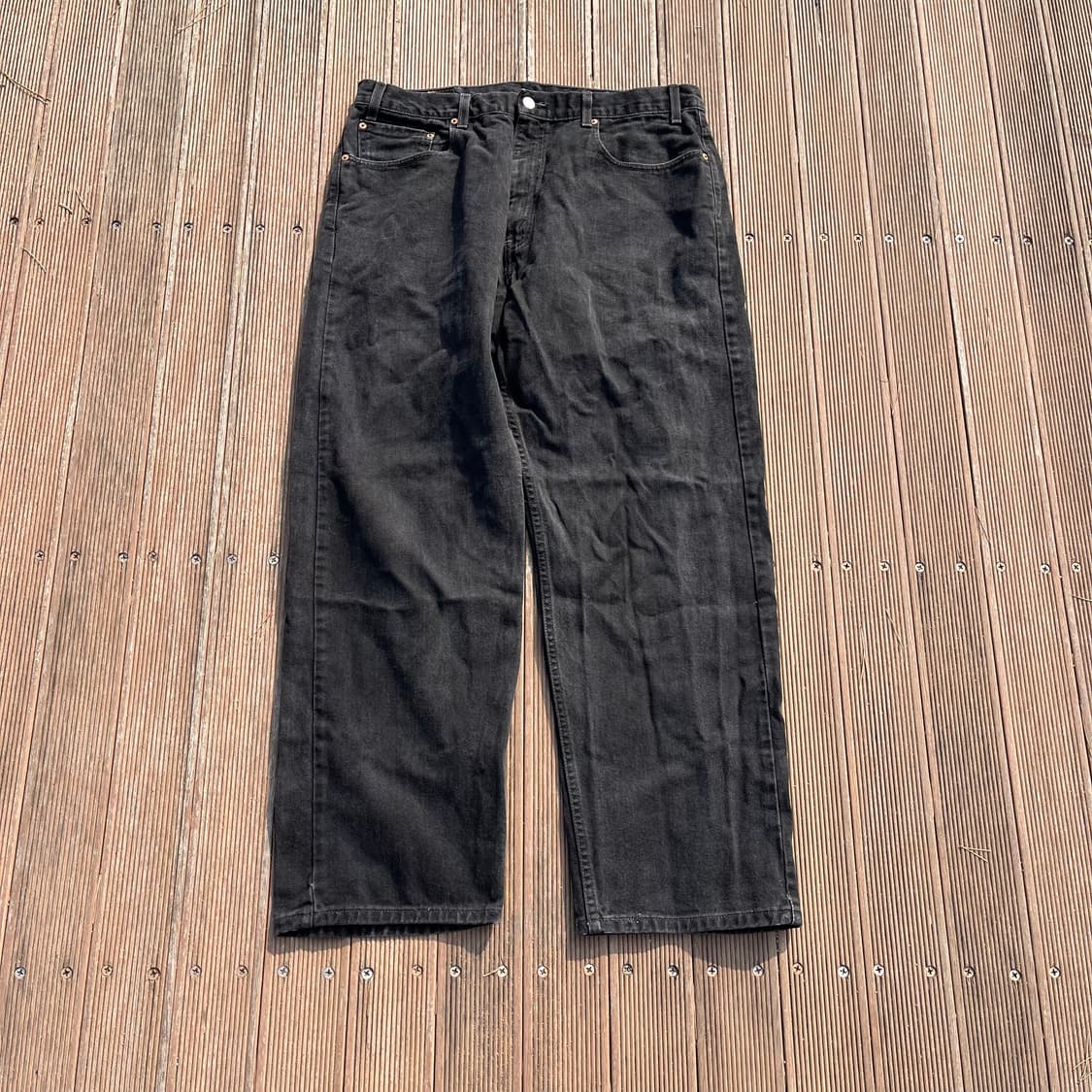 [38X32] 빈티지 리바이스 569 블랙 상품이미지1