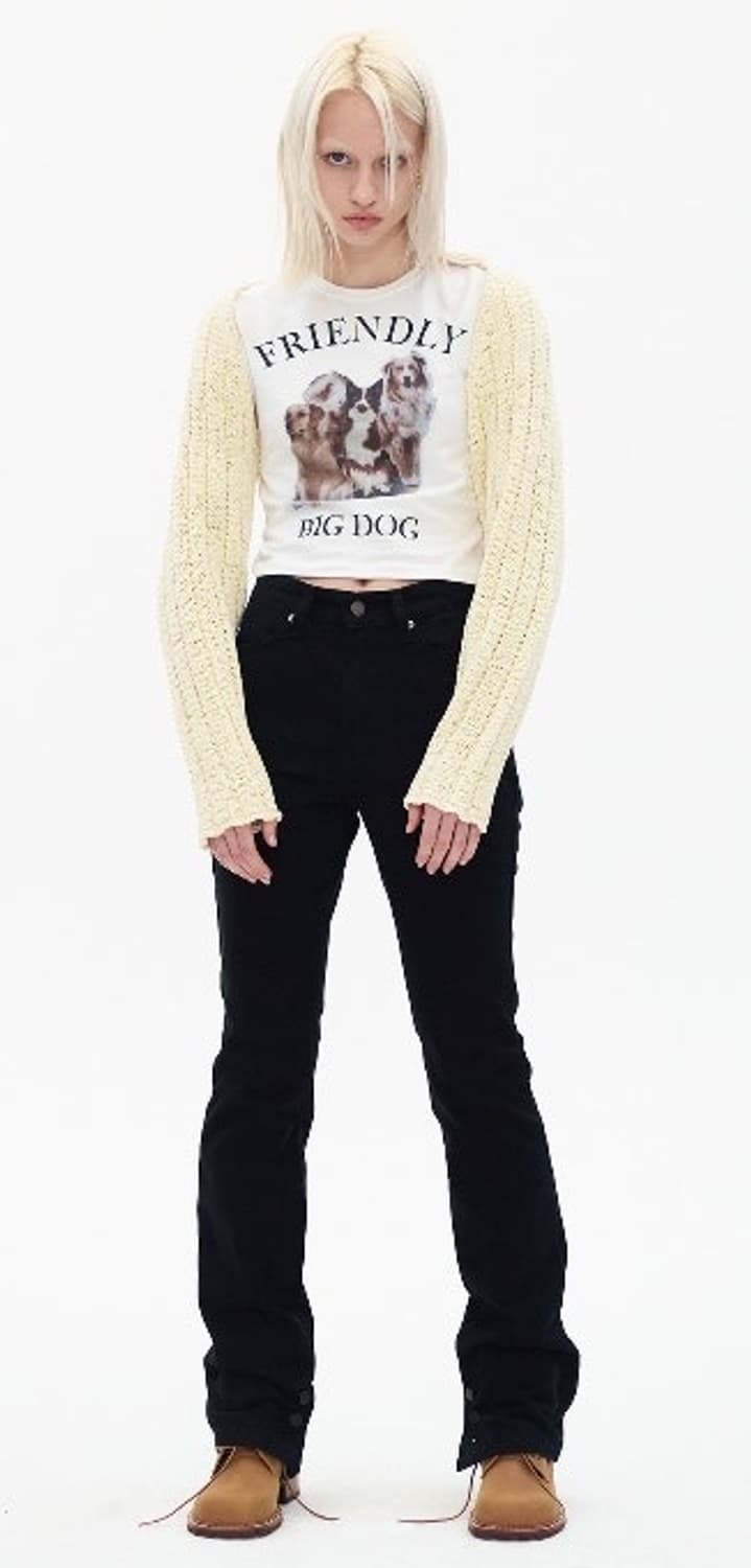 Theopen Product 더오픈프로덕트 빅도그 big dog 크롭티 상품이미지3