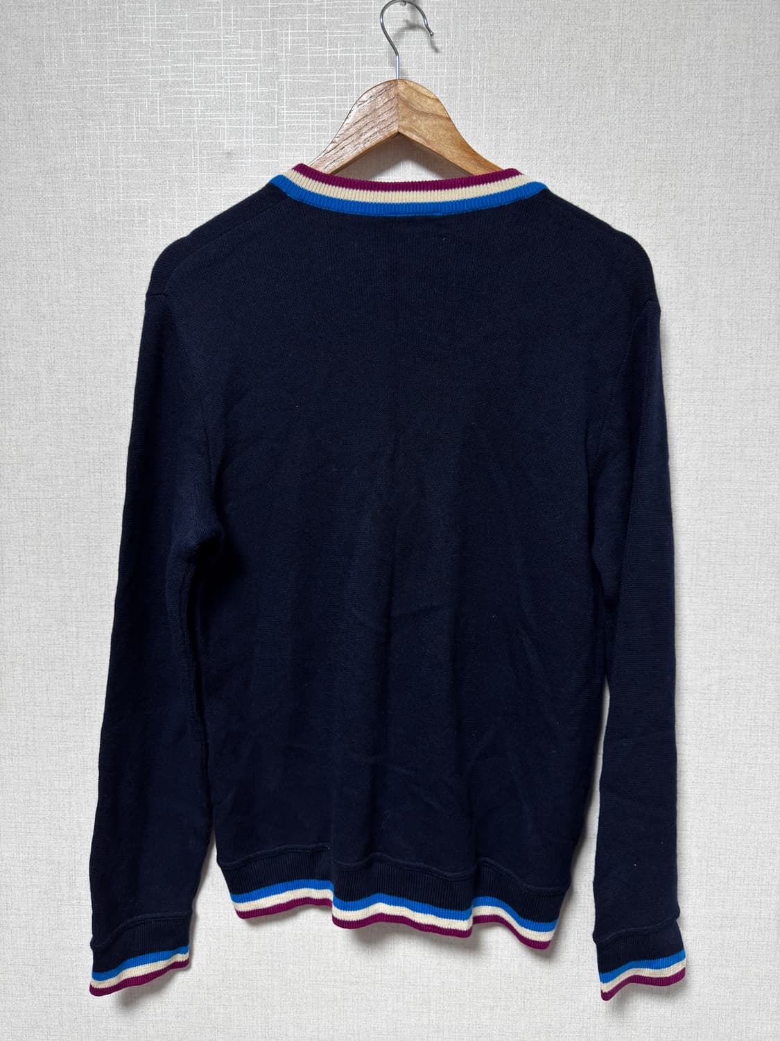 라코스테 남성 트리밍 가디건 105 상품이미지2