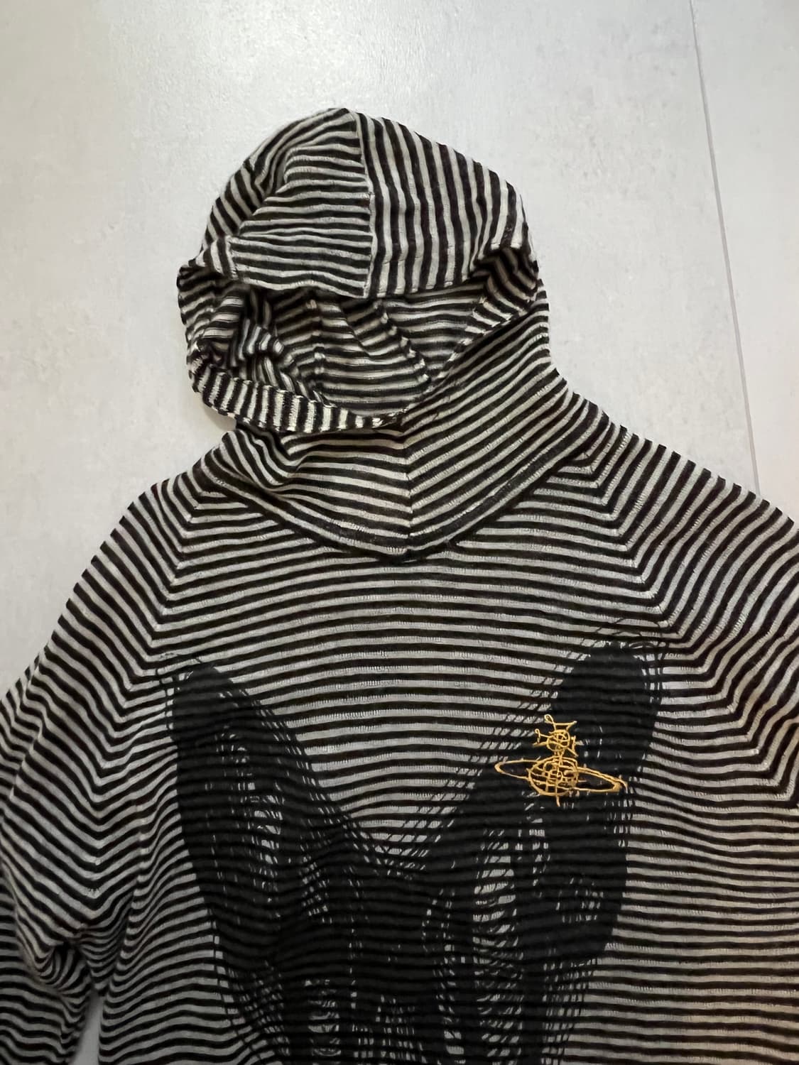 비비안웨스트우드 2000s 스트라이프 후디 상품이미지2