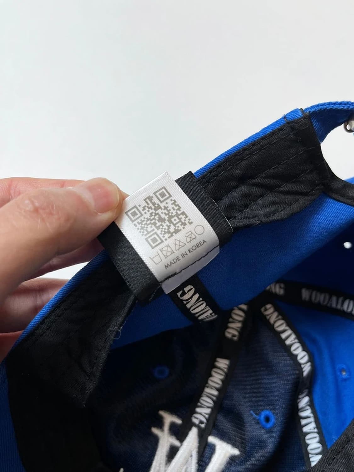 우알롱 시그니처 블랙 볼캡 Q1366 상품이미지8