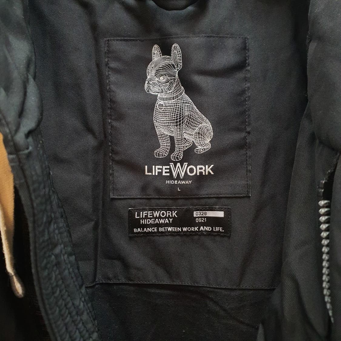 라이프워크 롱 패딩 점퍼 블랙  상품이미지5