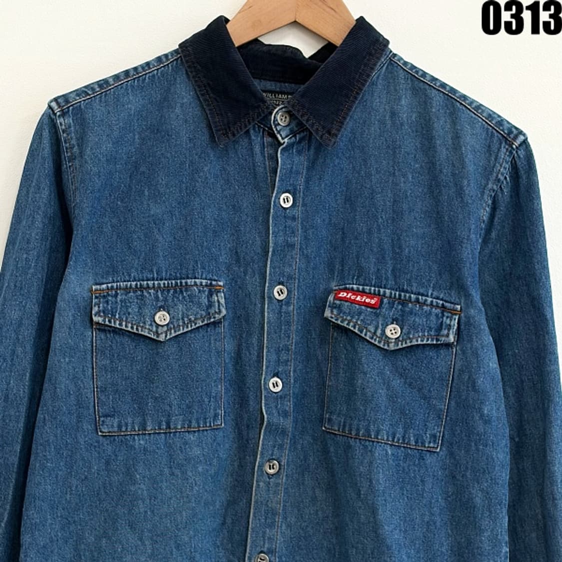 디키즈(Dickies) 데님 워크 셔츠 S 0313 상품이미지4