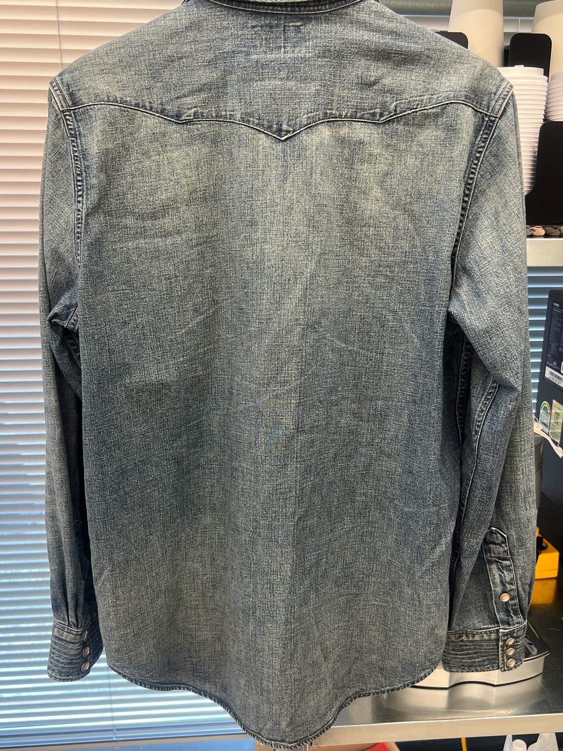 (M) RRL 더블알엘 웨스턴 셔츠 중청 상품이미지2