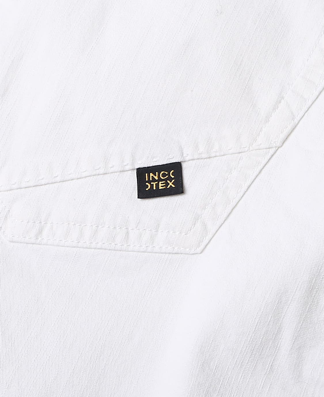 인코텍스 [Incotex] 35 블루 디비전 화이트 테이퍼드 핏 팬츠 상품이미지8