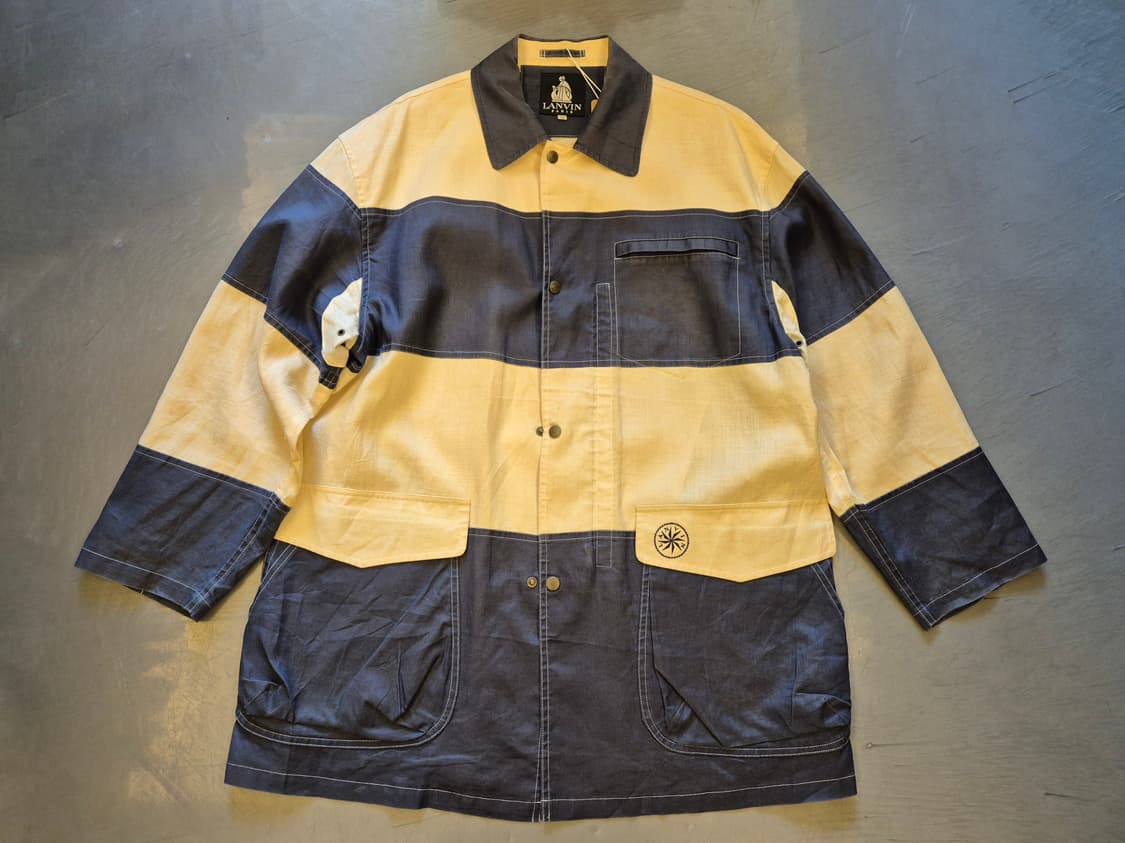 90s LANVIN MARINA LINEN JACKET 상품이미지1
