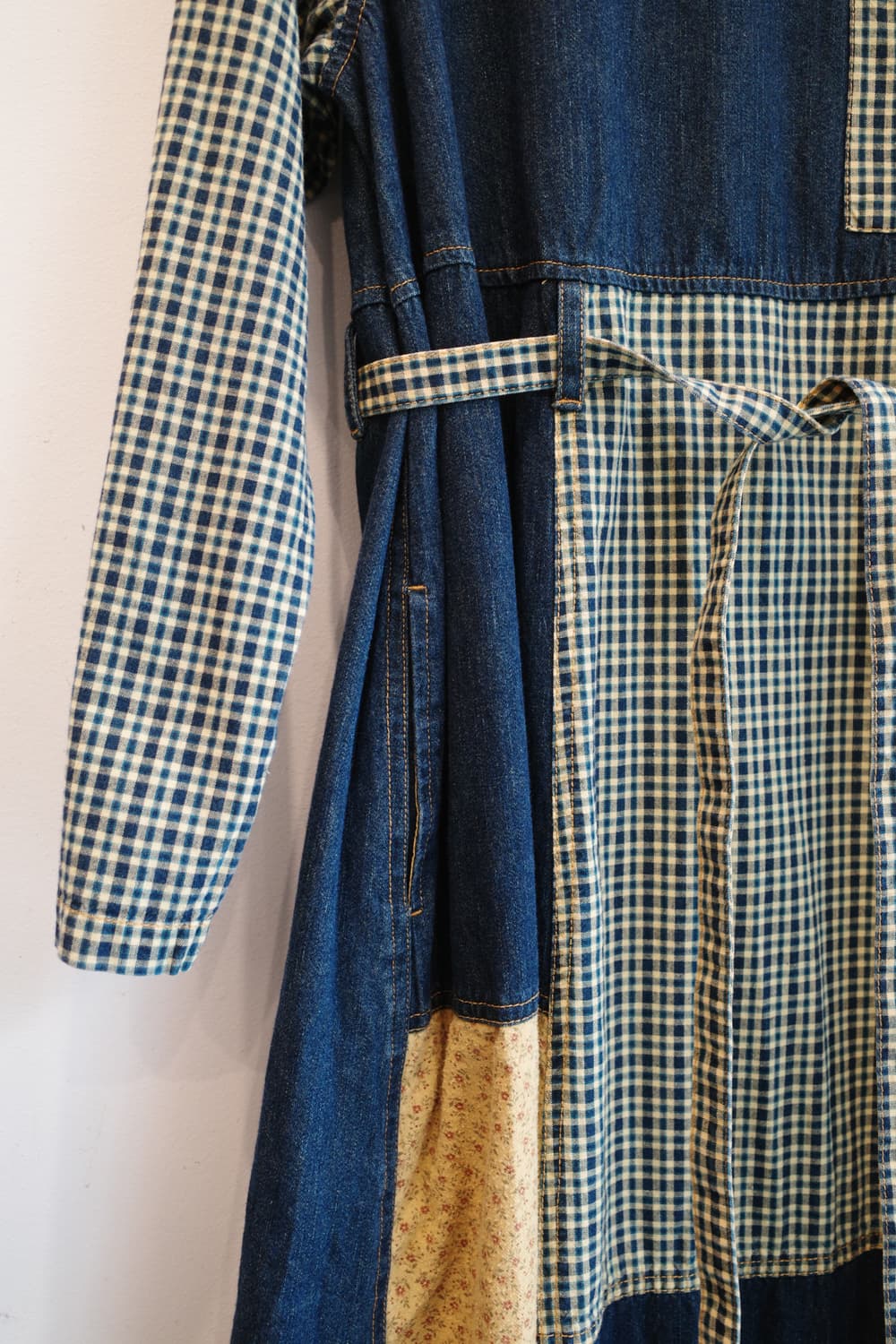 Drug store’s 패치워크 데님 원피스 상품이미지5