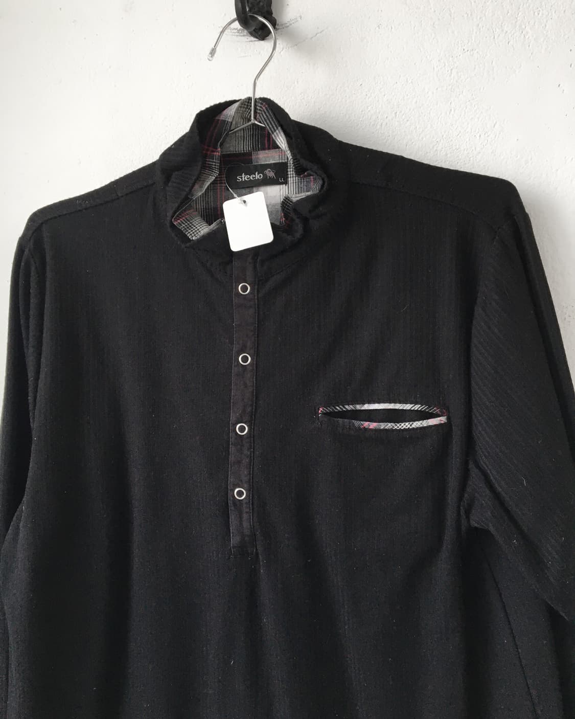 Layered point high neck ribbed sleeve 상품이미지4