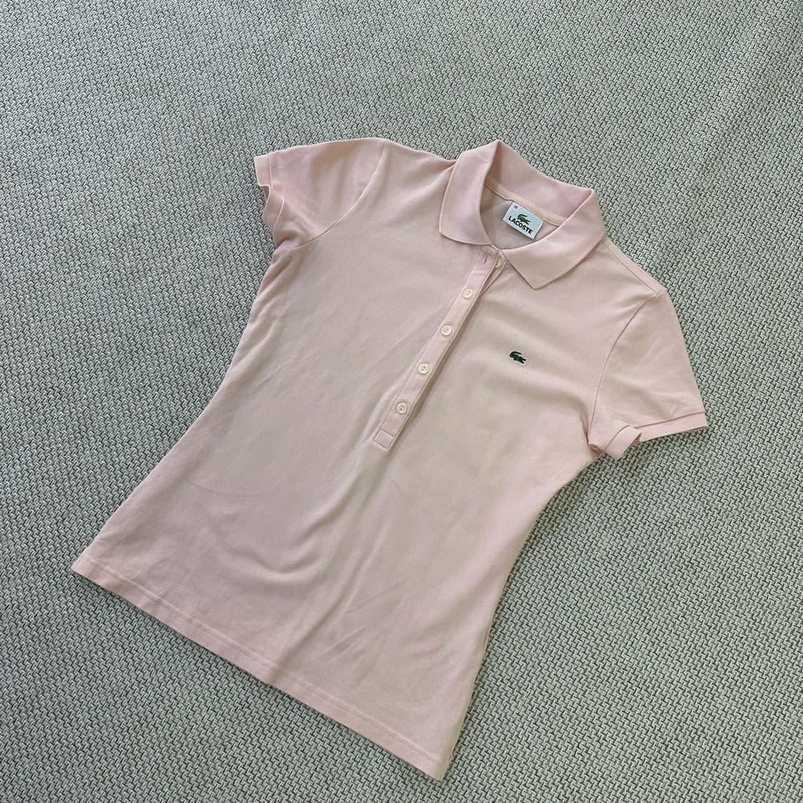 38 라코스테 여자 반팔 폴로 셔츠 0414D 상품이미지1