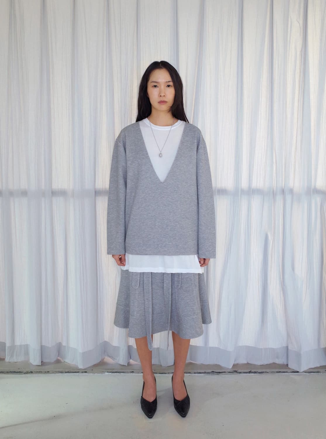 Textureseoul neoprene sweatshirt 상품이미지2