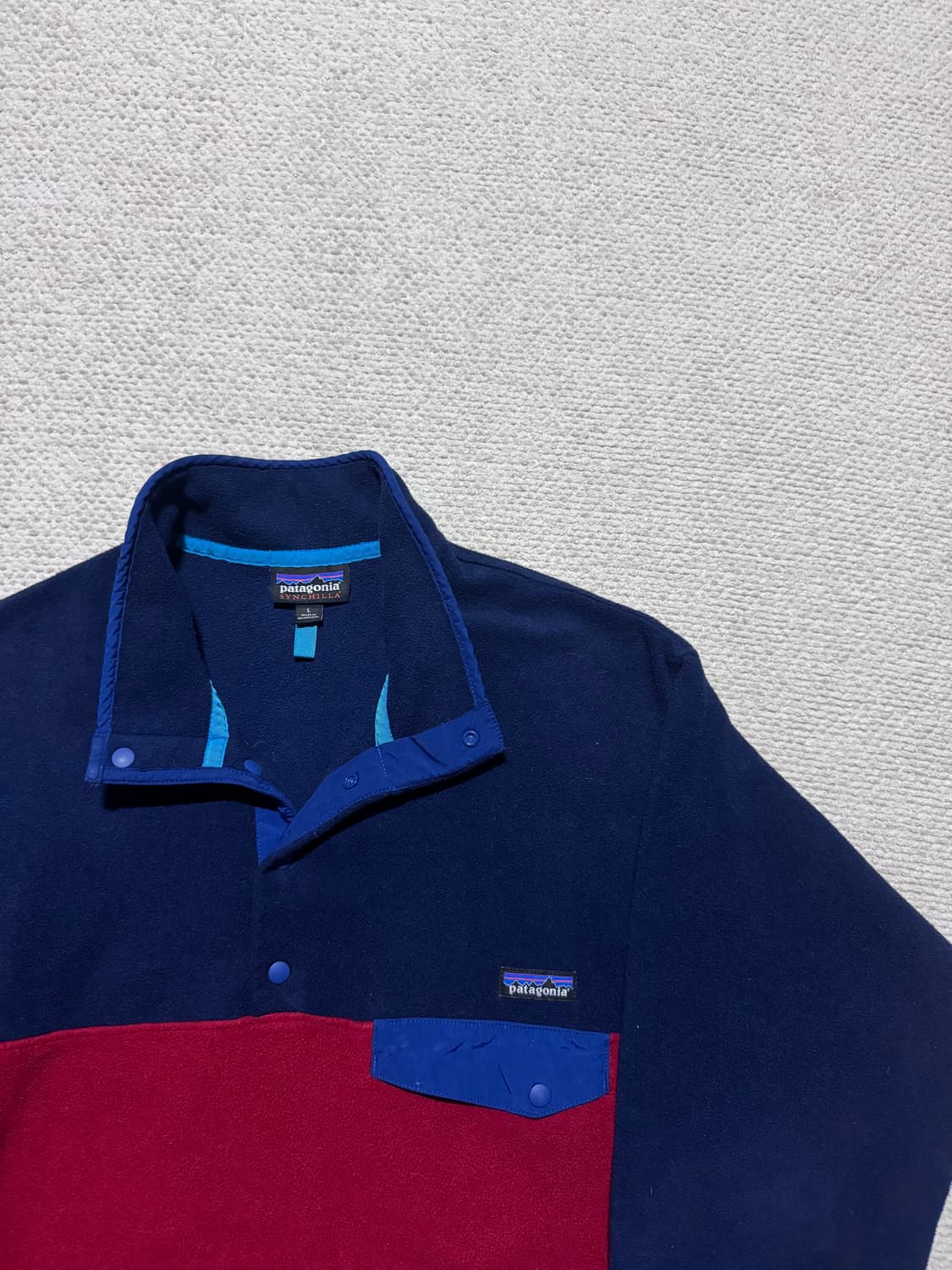 00s 파타고니아 신칠라 스냅티 블루/레드 L 상품이미지2