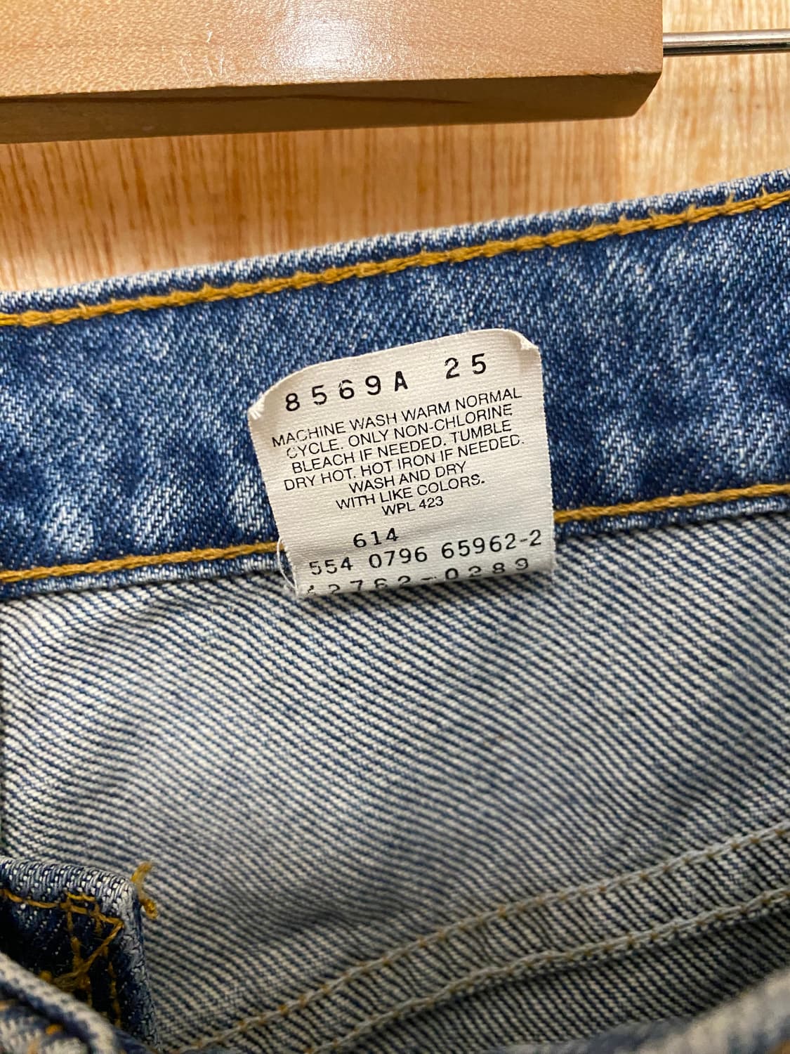 90's LEVI'S denim slit pants 90년대 리바이스 상품이미지9