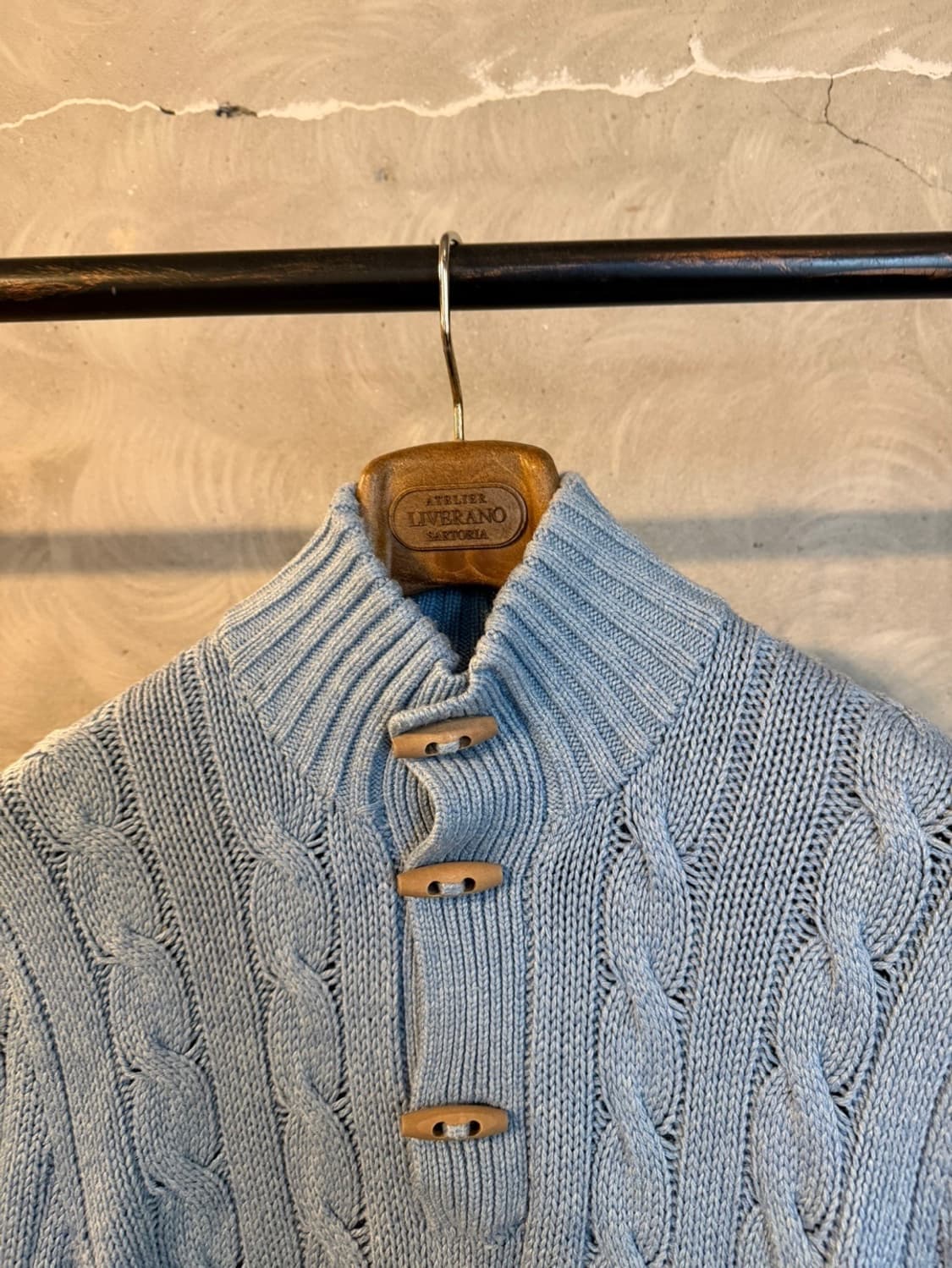 폴로 랄프로렌 실크 100% 숄칼라 케이블 니트 100~103 상품이미지5