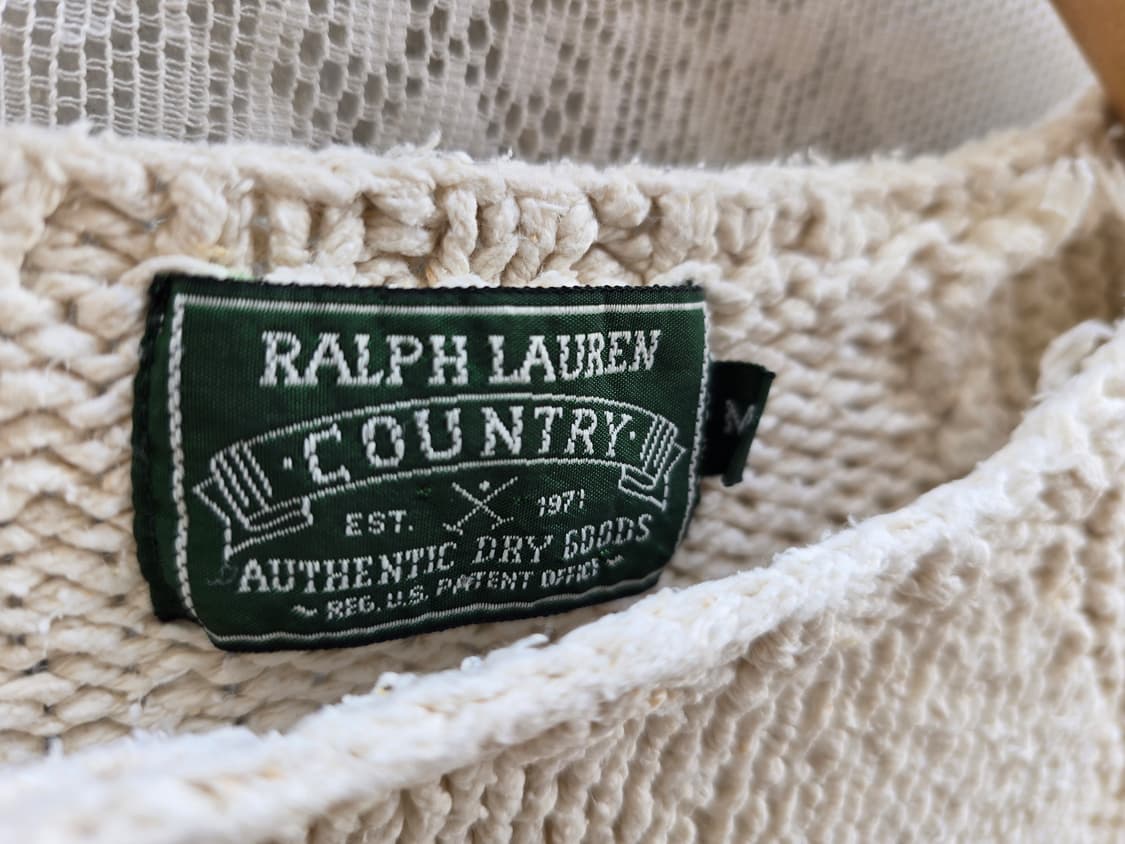 90s 랄프로렌 컨트리 코튼 니트 상품이미지6