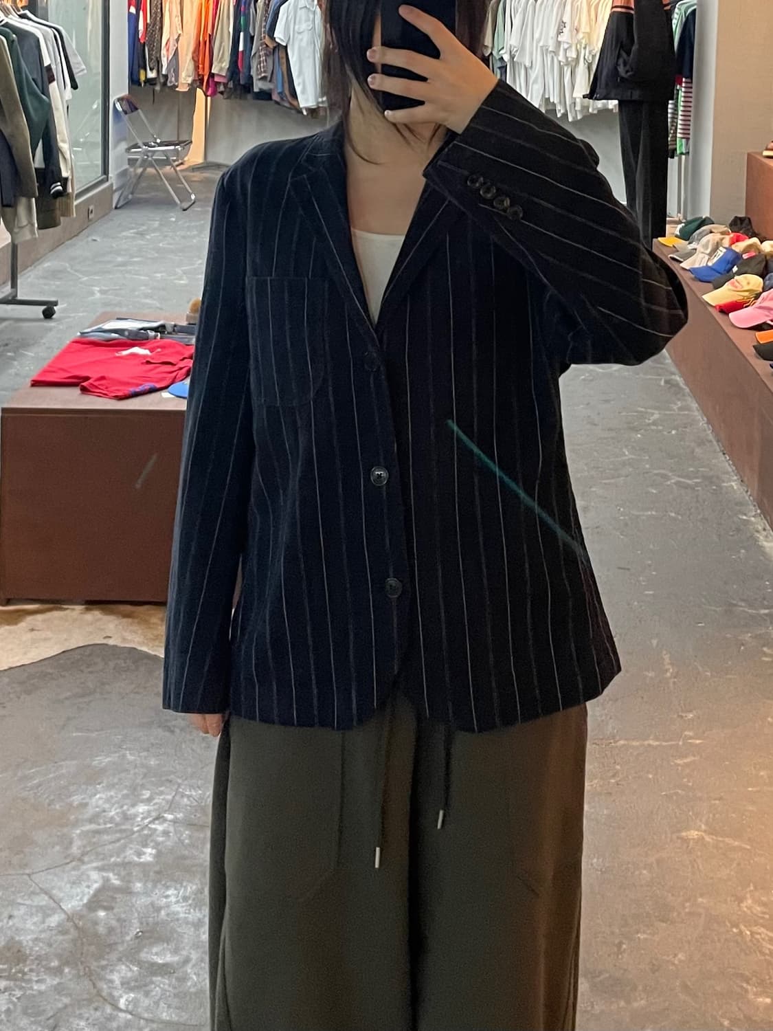 폴로 랄프로렌 스트라이프 블레이저 자켓 H2585 상품이미지1