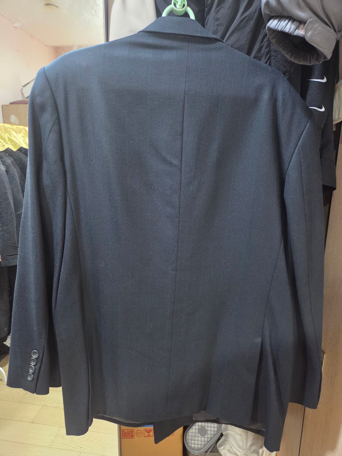 닥스 차콜 스트라이프 더블자켓 상품이미지2