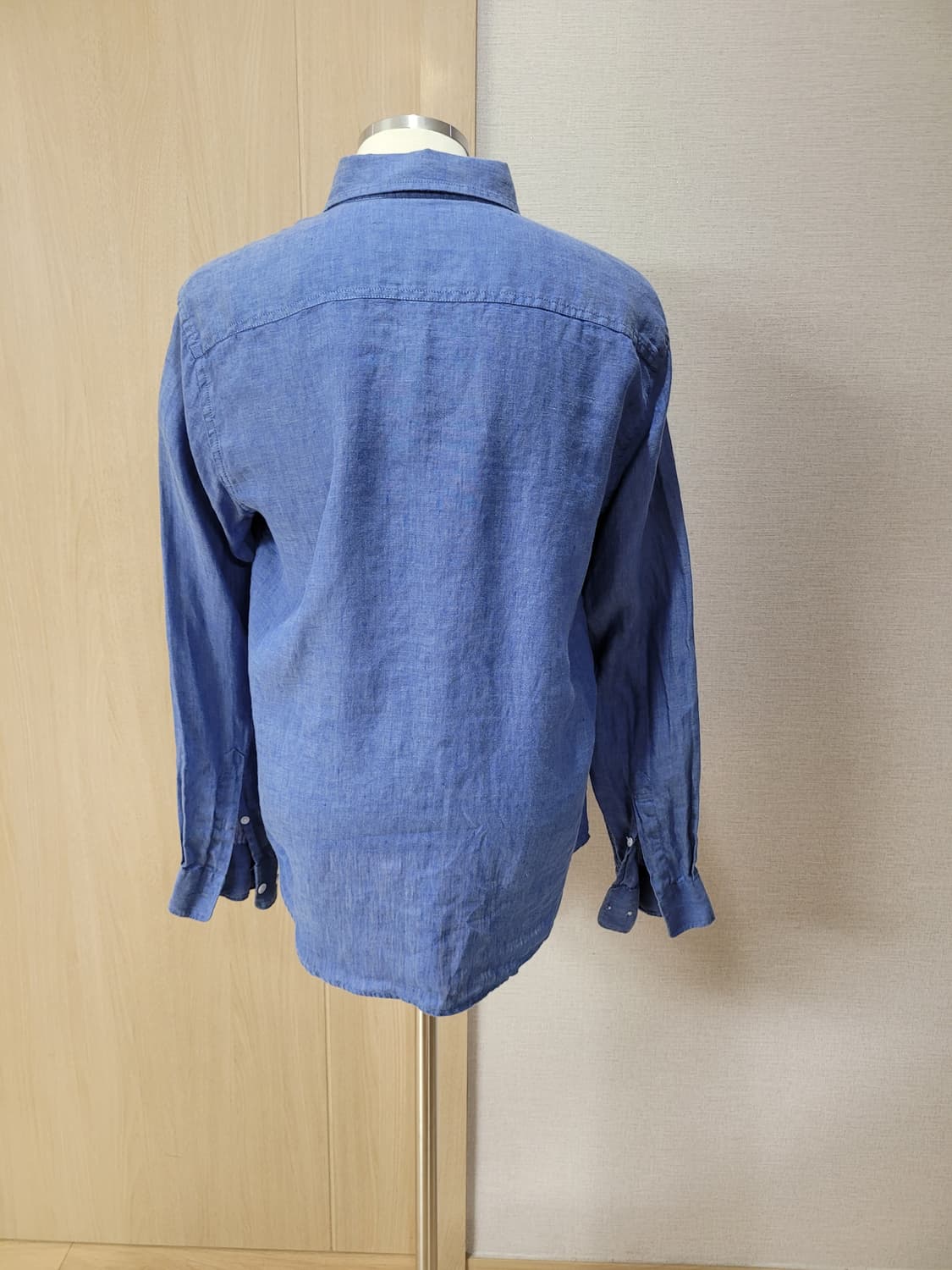 유니온베이 Unionbay 남자 린넨 셔츠 105 블루 상품이미지6