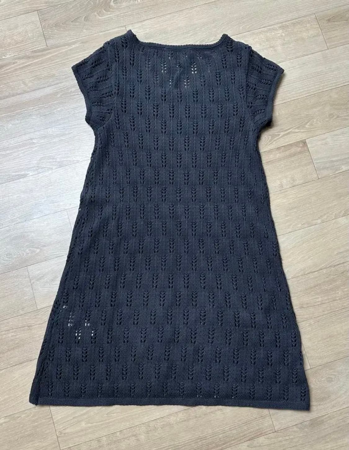 코이세이오 SCASI KNIT ONE PIECE CHARCOAL 상품이미지4