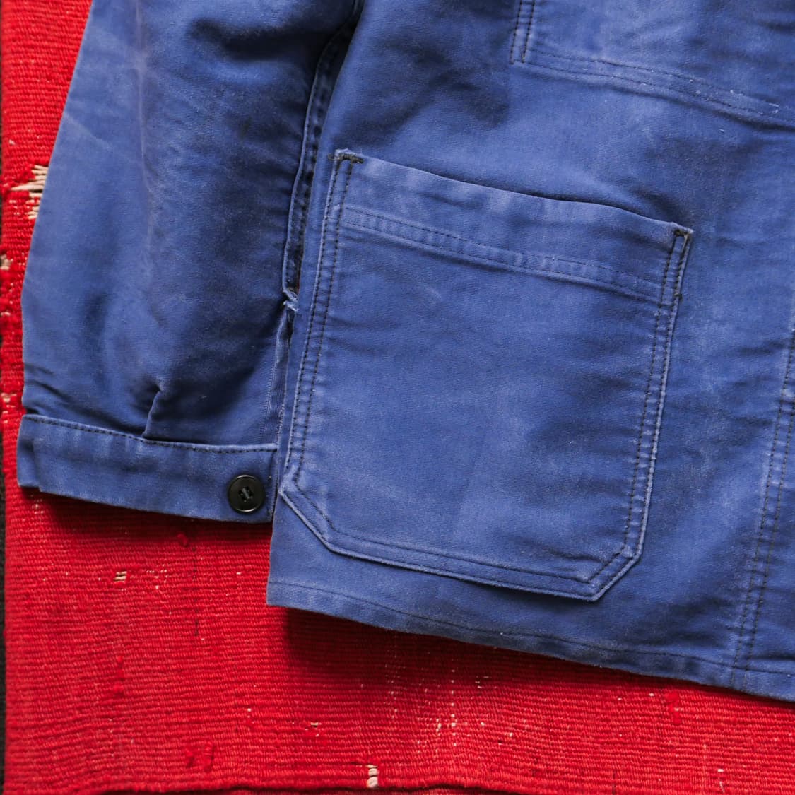  1950s ‘LE FAVORI’ French Blue Moleskin 상품이미지5