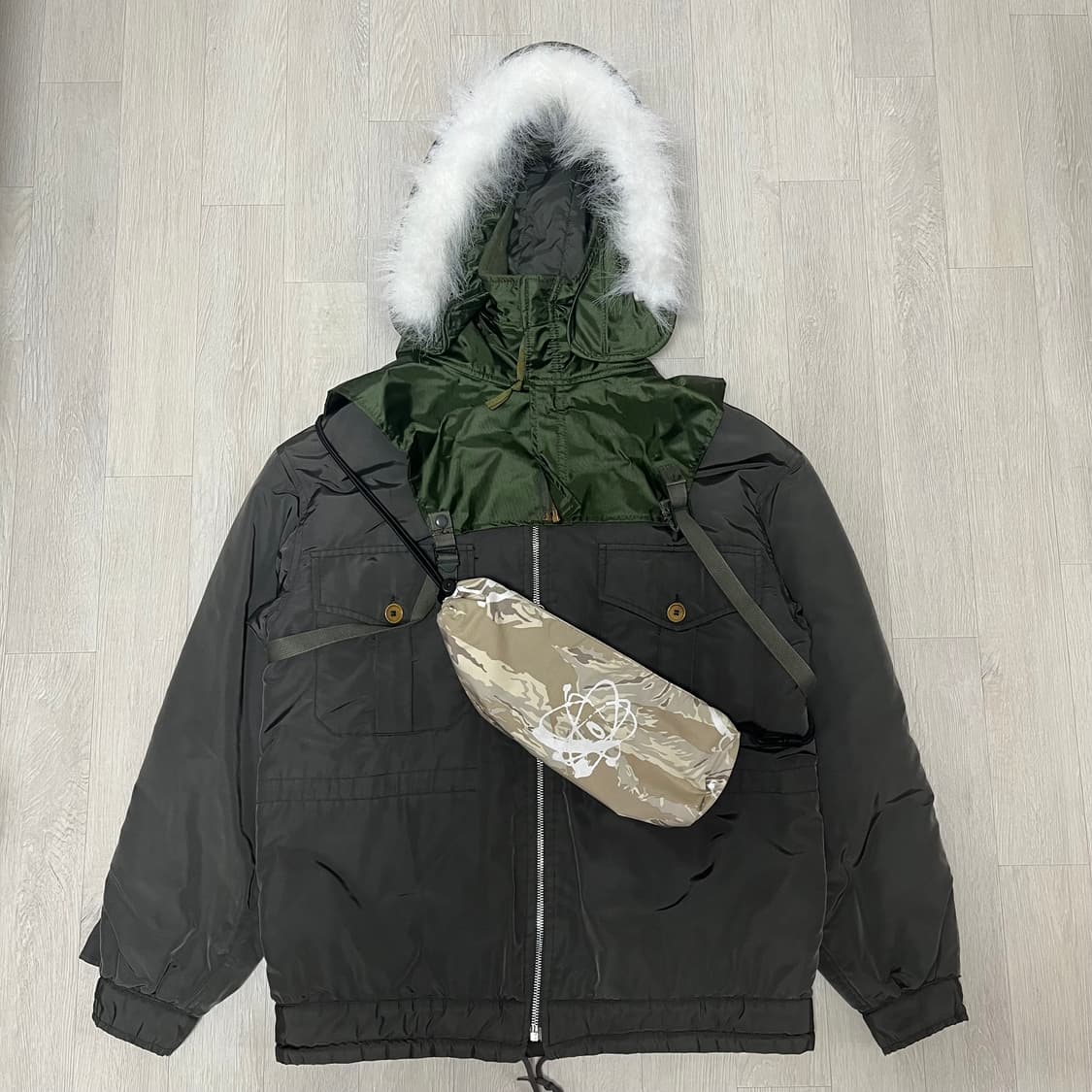 98AW 밀리터리 후드 파카 상품이미지1