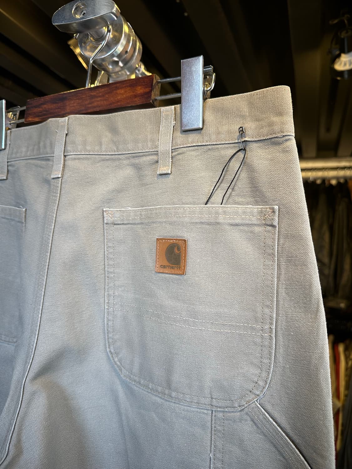 칼하트 던가리핏 싱글니 카펜터 워크 팬츠 34x32 상품이미지6