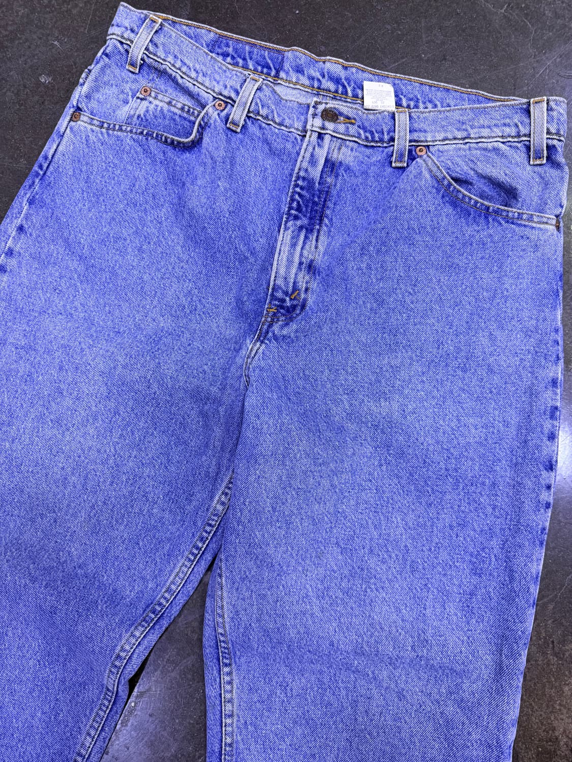 리바이스 550 90's 릴렉스핏 테이퍼드 레그 오렌지 R 데님팬츠 38 상품이미지3