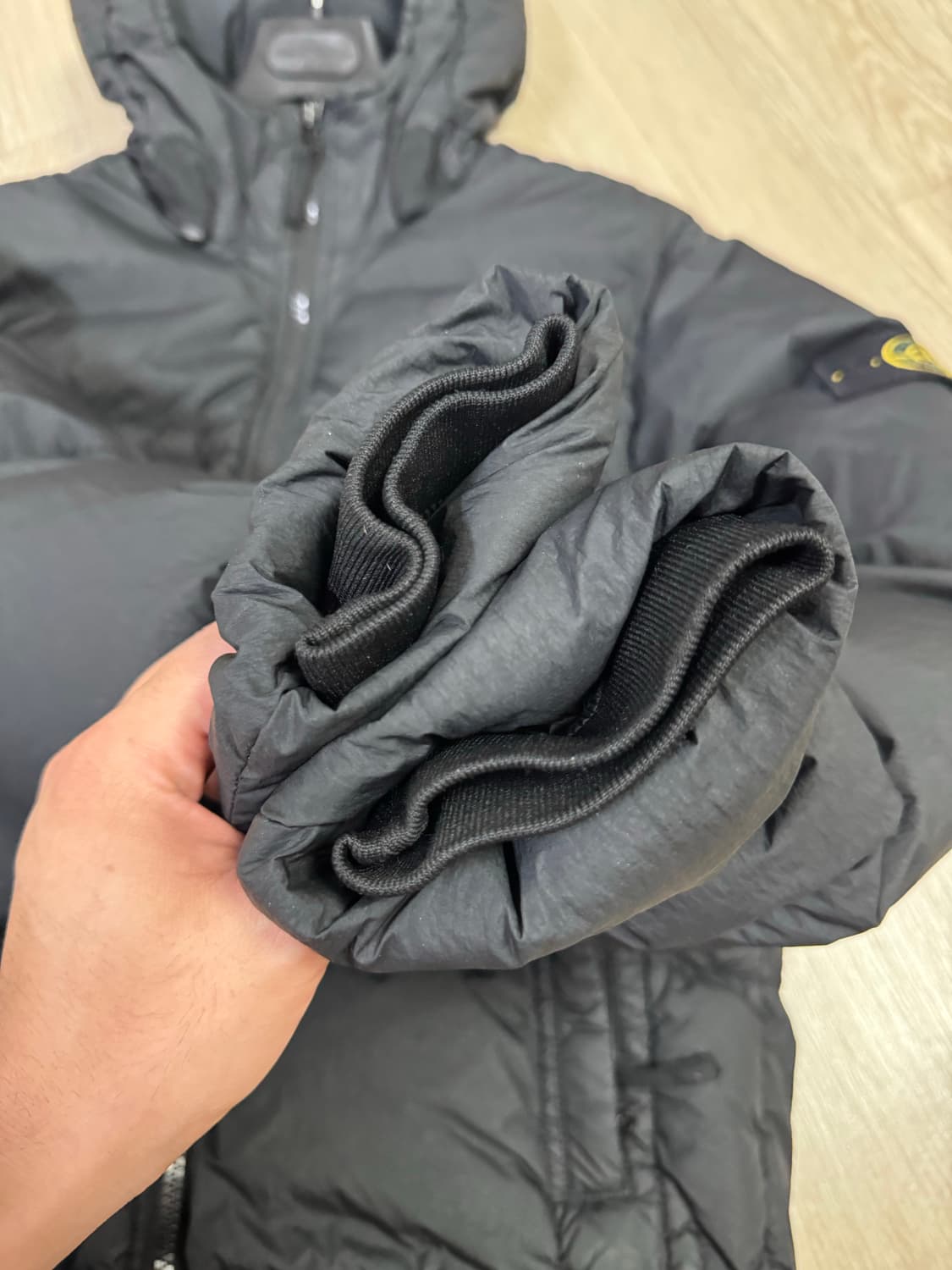 20FW M 스톤아일랜드 크링클랩스 패딩 블랙 상품이미지2