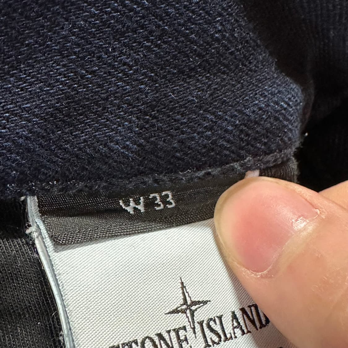 W33 스톤아일랜드 와펜 데님팬츠 상품이미지6