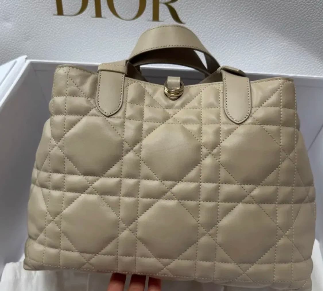 디올 뚜주흐백 미듐 베이지 상품이미지4