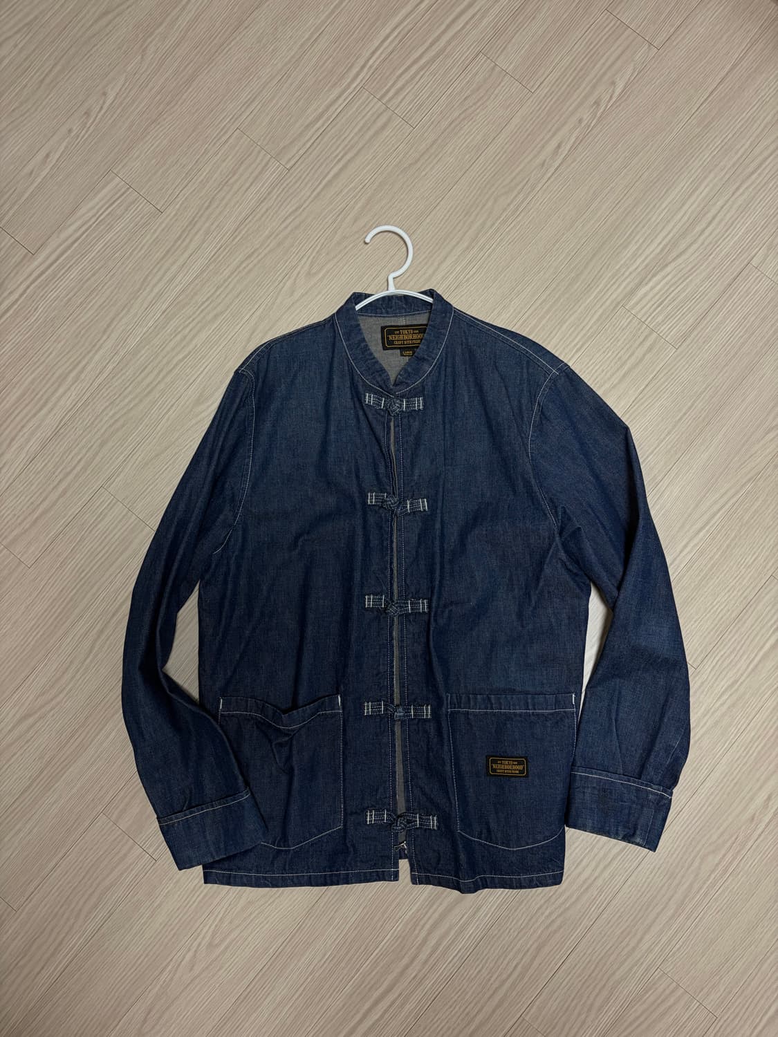 네이버후드 쿵푸 데님 자켓 상품이미지1
