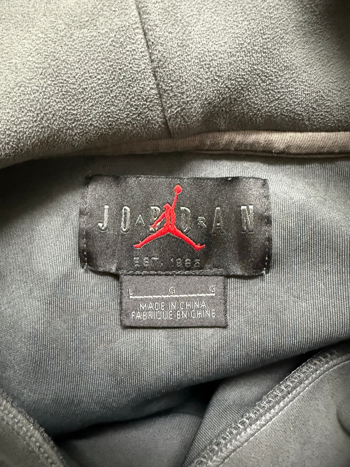 (L)조던 스캇 워싱 그레이 후드 상품이미지3