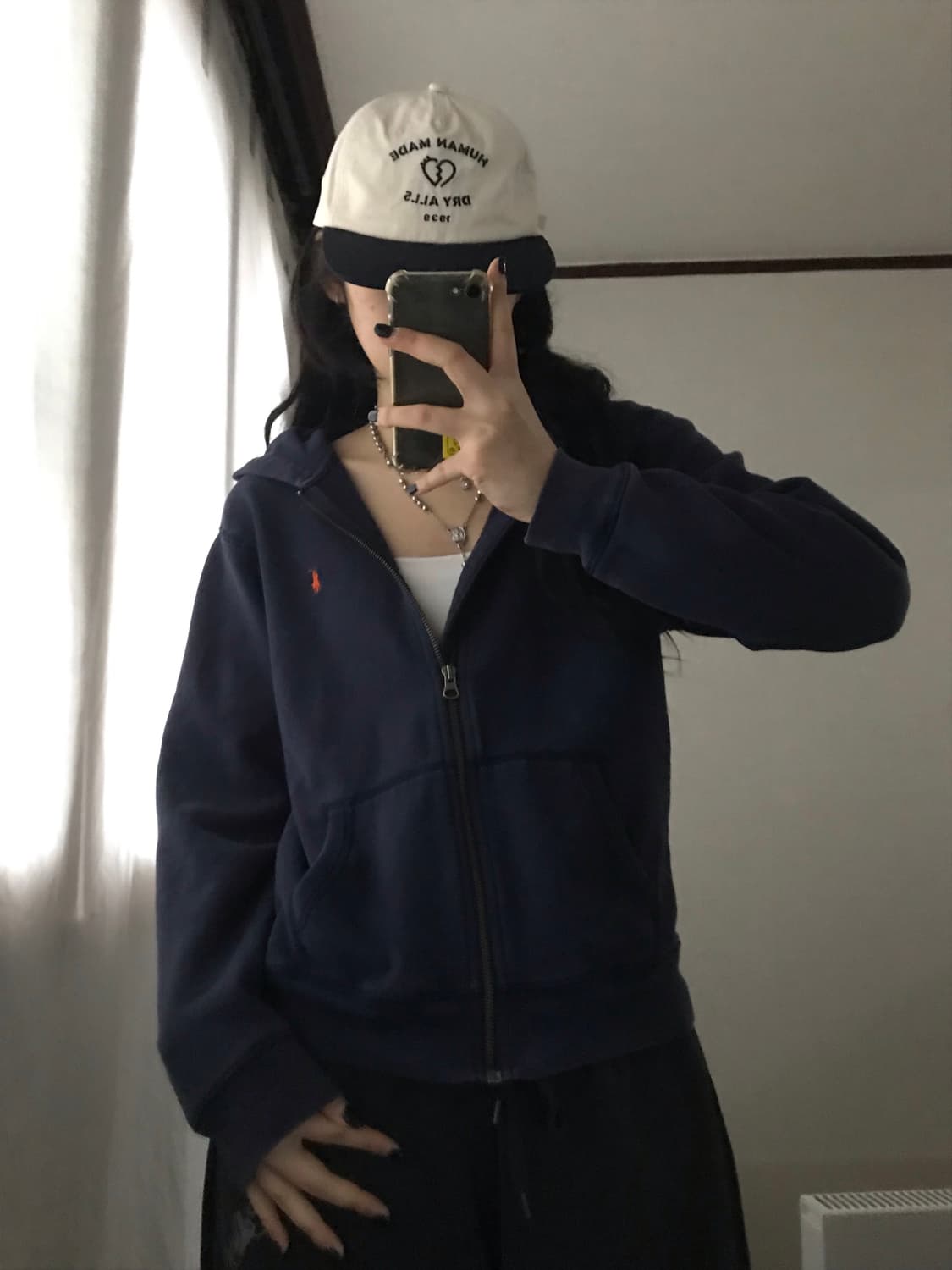 폴로 네이비 후드집업 상품이미지1