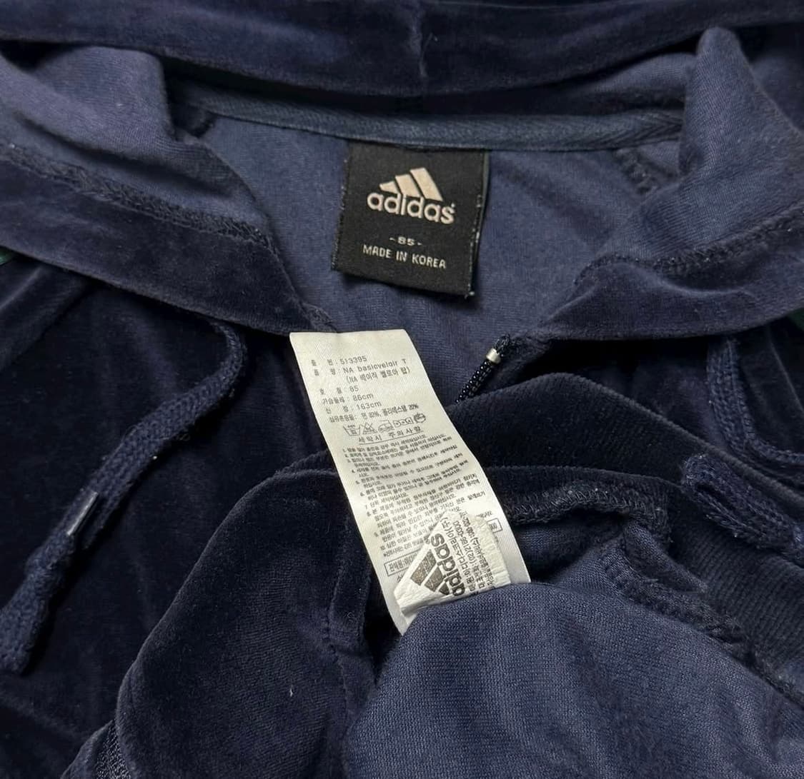 아디다스 셋업 후드 스웨이드 벨벳 상품이미지3