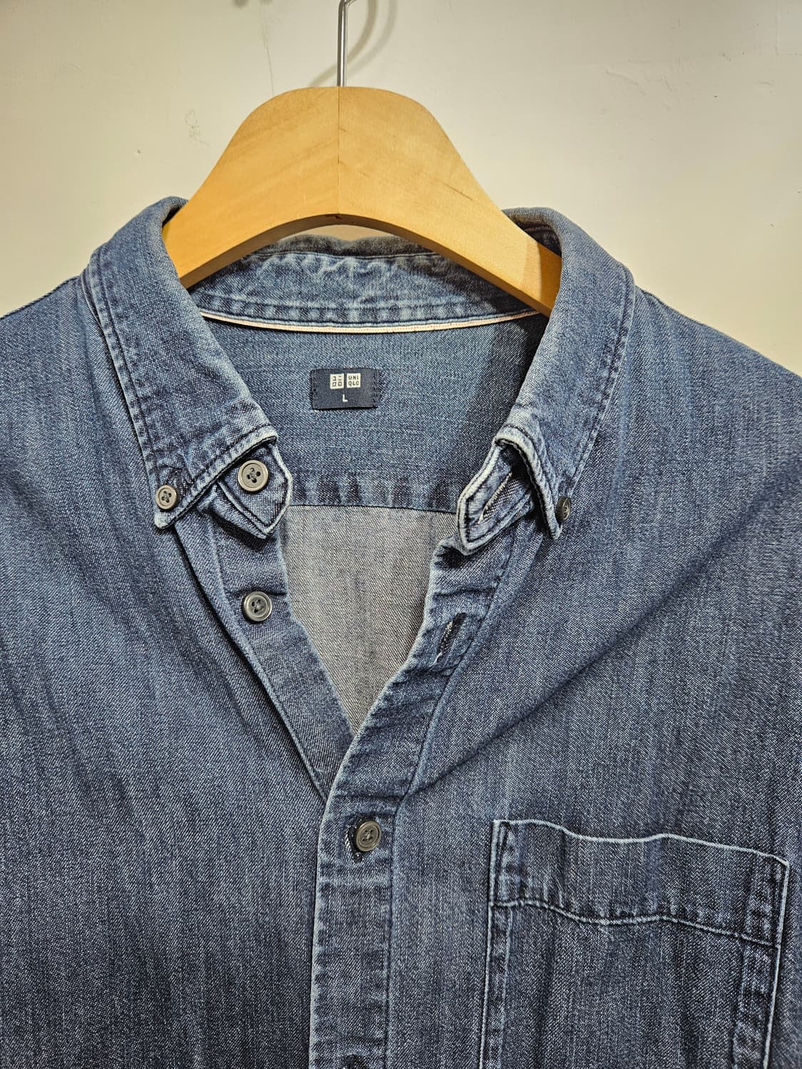 유니클로 데님 셔츠 L 상품이미지2