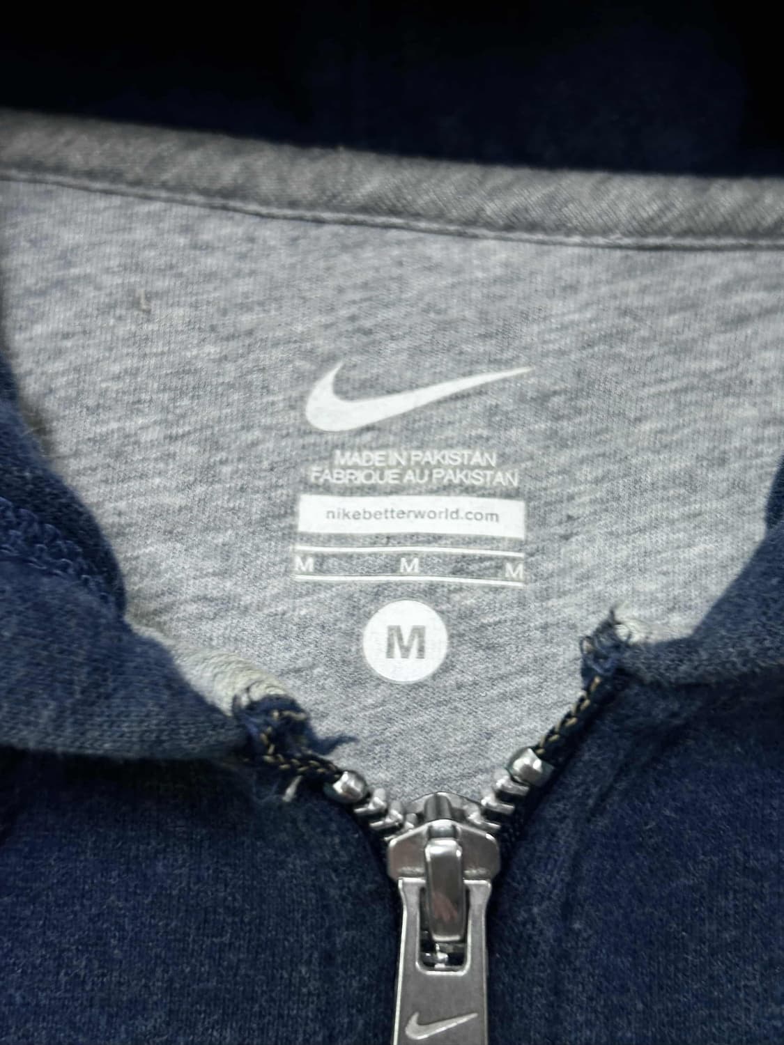 나이키 빅로고 블루 후드집업 상품이미지7