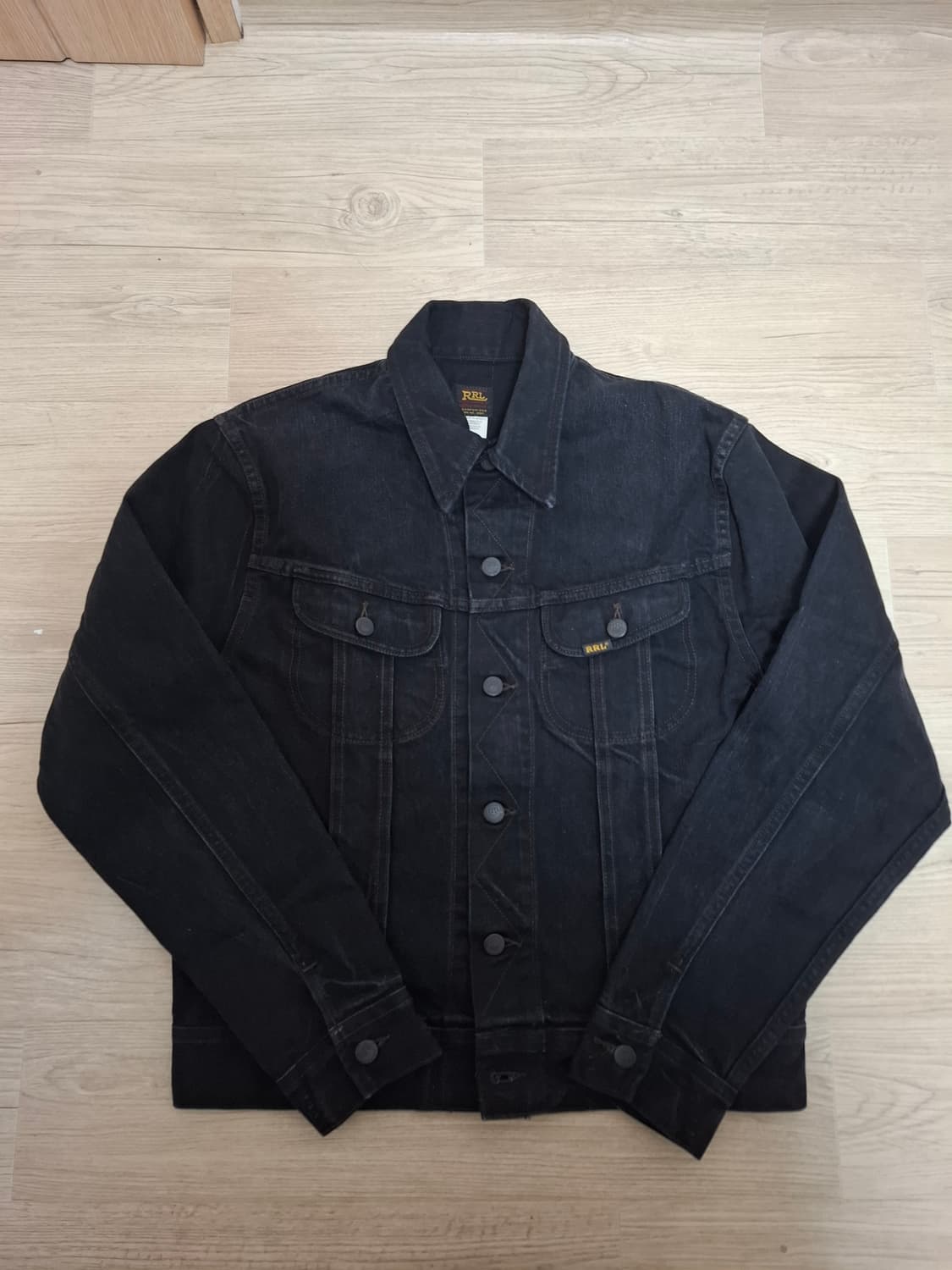 M RRL 더블알엘 lot271 블랙 데님 자켓 상품이미지1