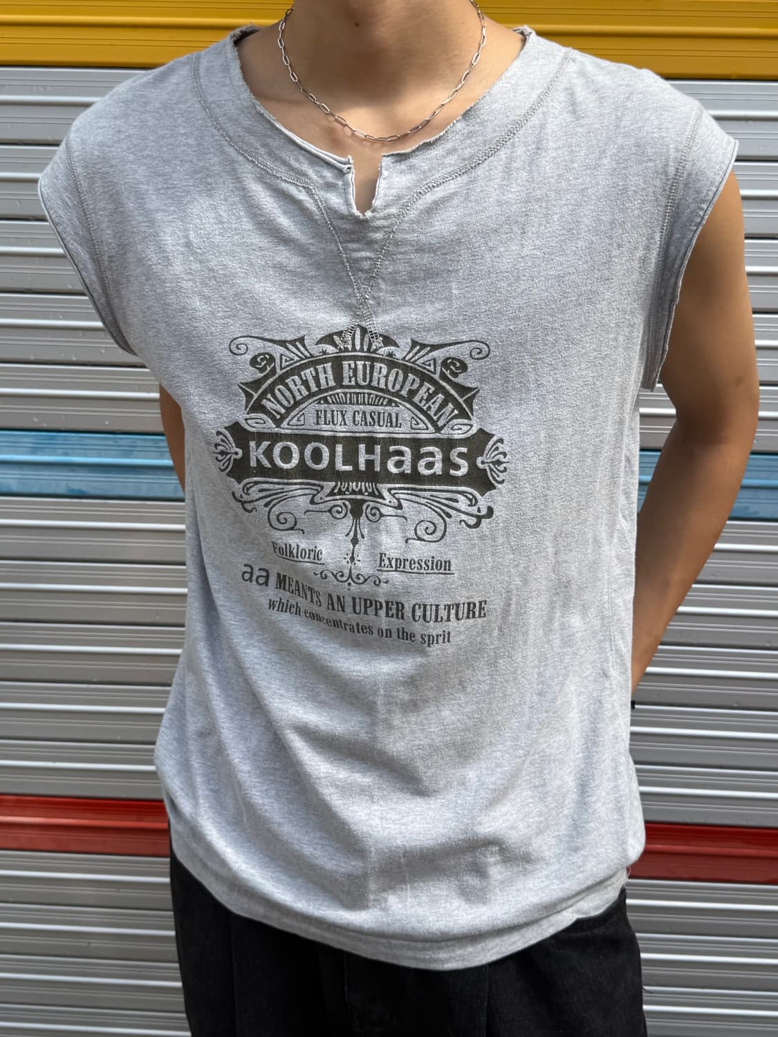 Koolhaas sleeveless shirt 상품이미지2