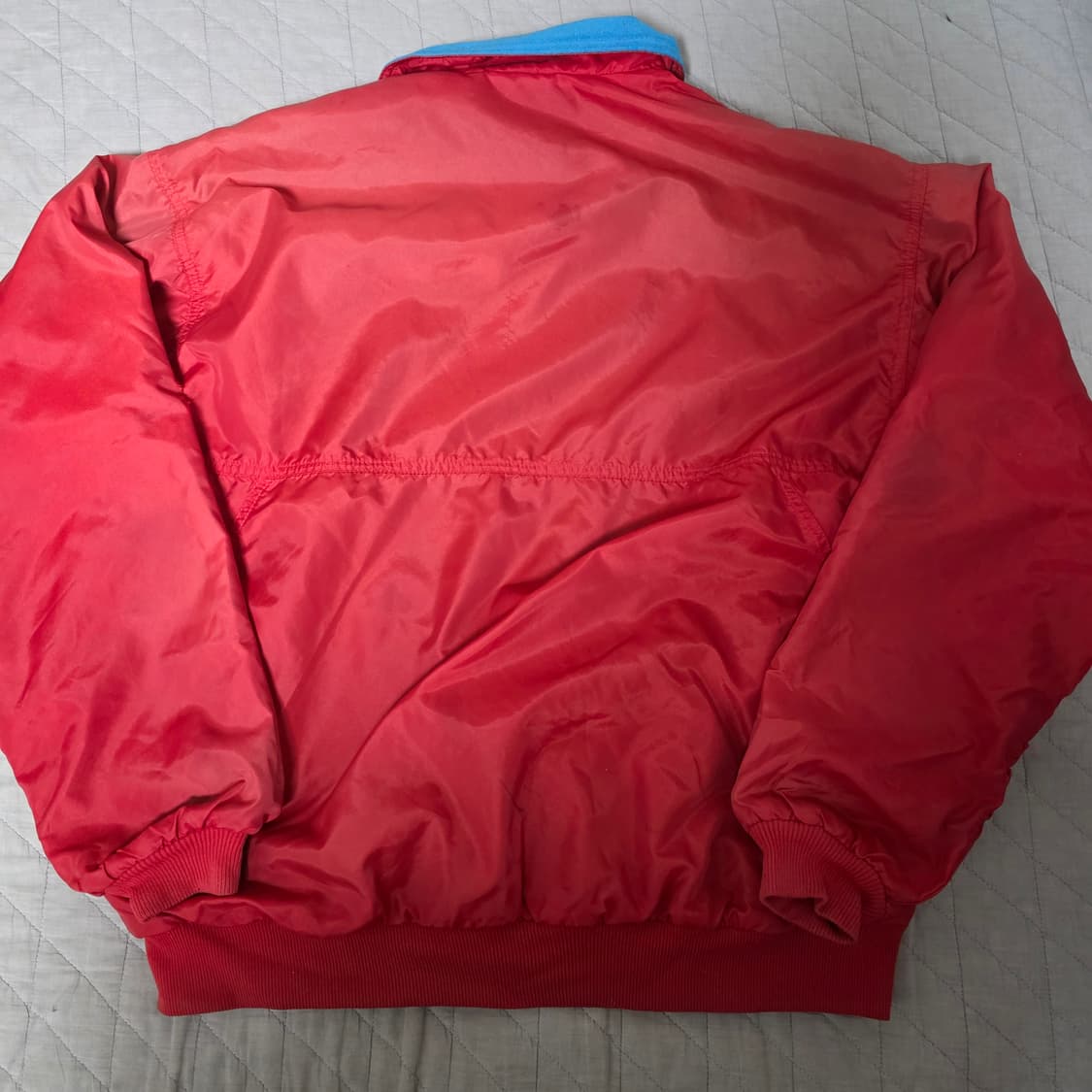 [L] 90s USA 파타고니아 신칠라 쉴드 레드/블루 자켓 트래쉬드 상품이미지6