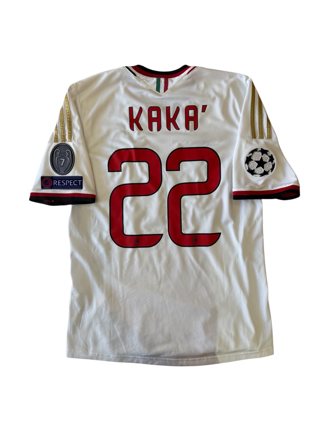 [M/100]13-14 AC밀란 어웨이 카카 유니폼 Z27790 상품이미지1