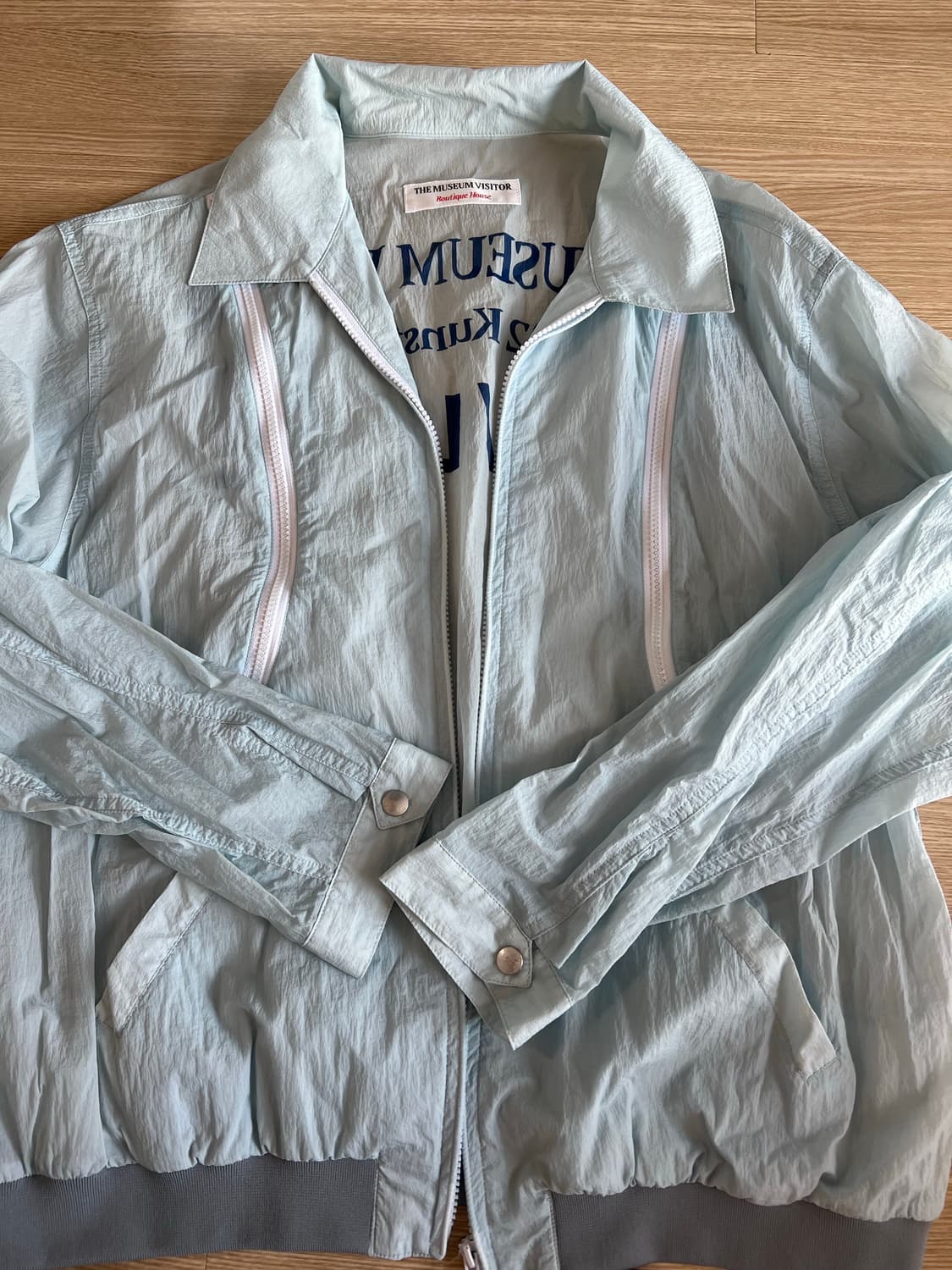 뮤지엄비지터 블루종 자켓 윈드브레이커 상품이미지2