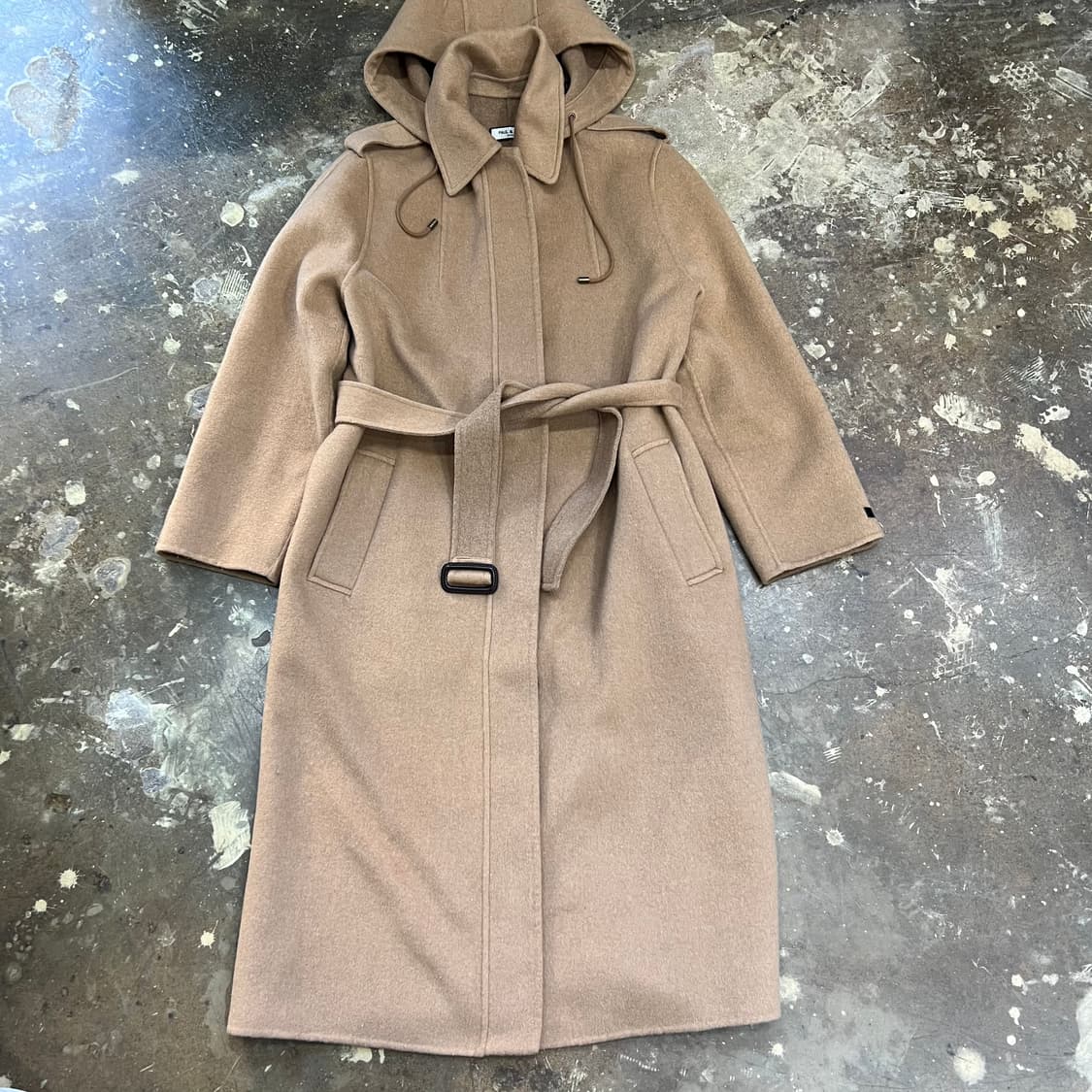 66) 폴앤조 핸드메이드 캐시미어 울 혼방 코트 롱코트 상품이미지1