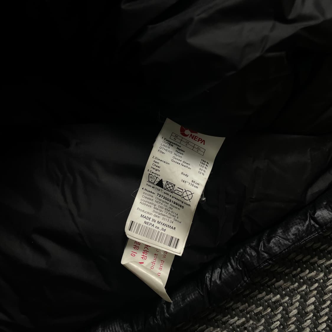 네파 구스다운 에볼루션 800 마운틴 패딩 블랙o 4744 상품이미지5
